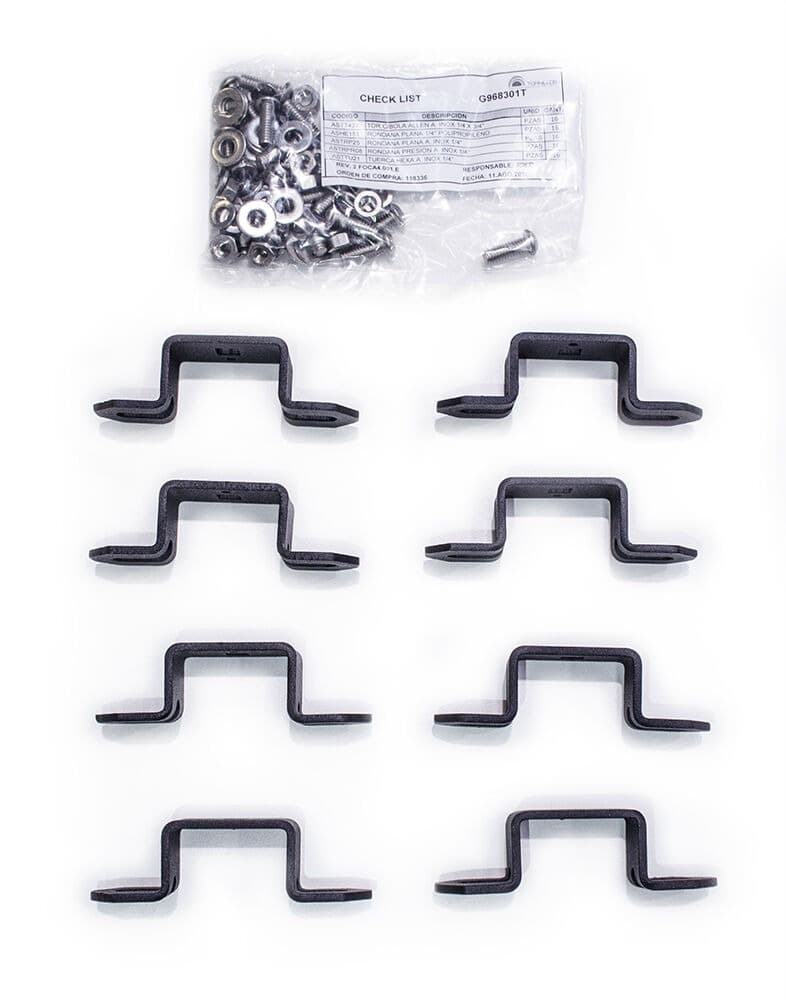 Go Rhino Go Rhino 968301T - Sport Bar 2.0 Three-Inch Cube Light Bracket Kit - Textured Black