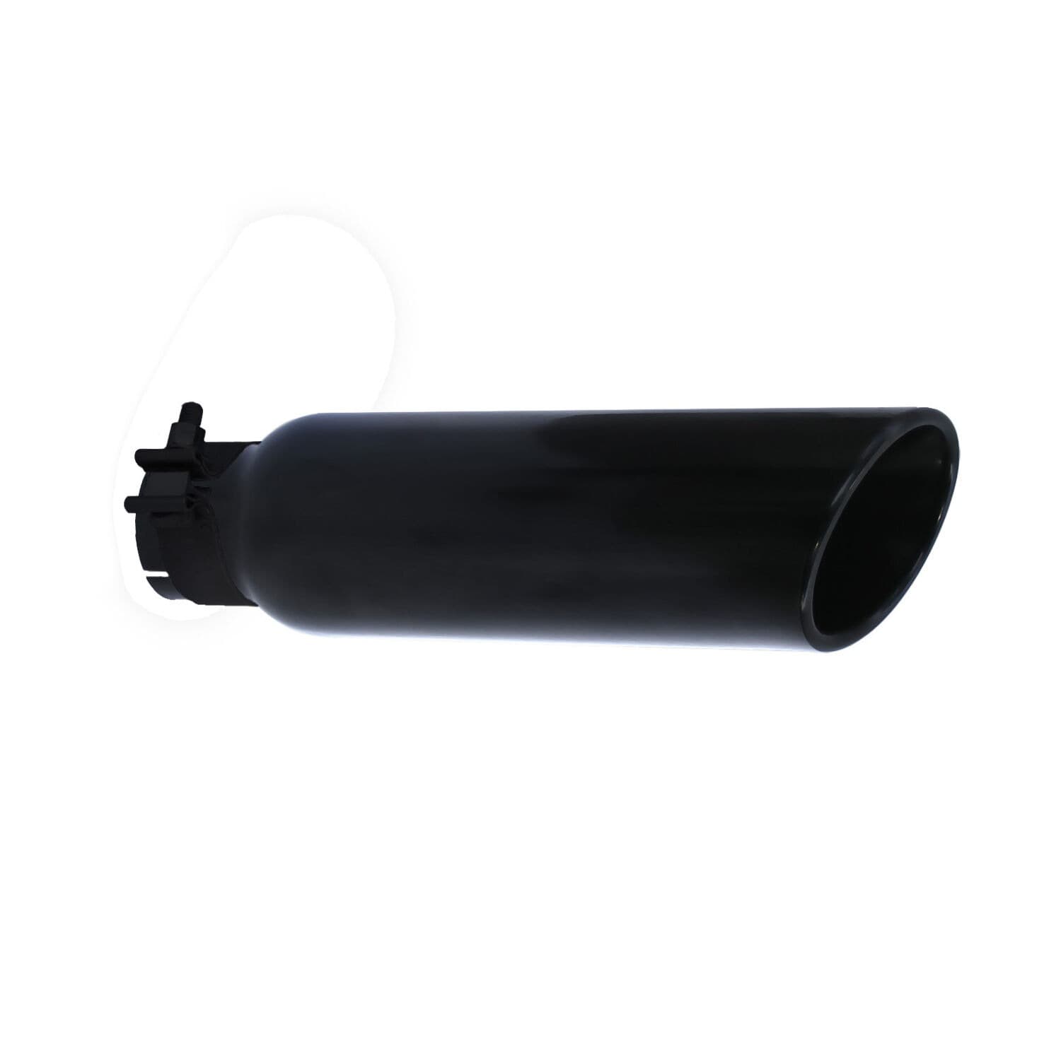 Go Rhino Go Rhino GRT25414B - Black Powder Coated Stainless Steel Exhaust Tip - Textured Black