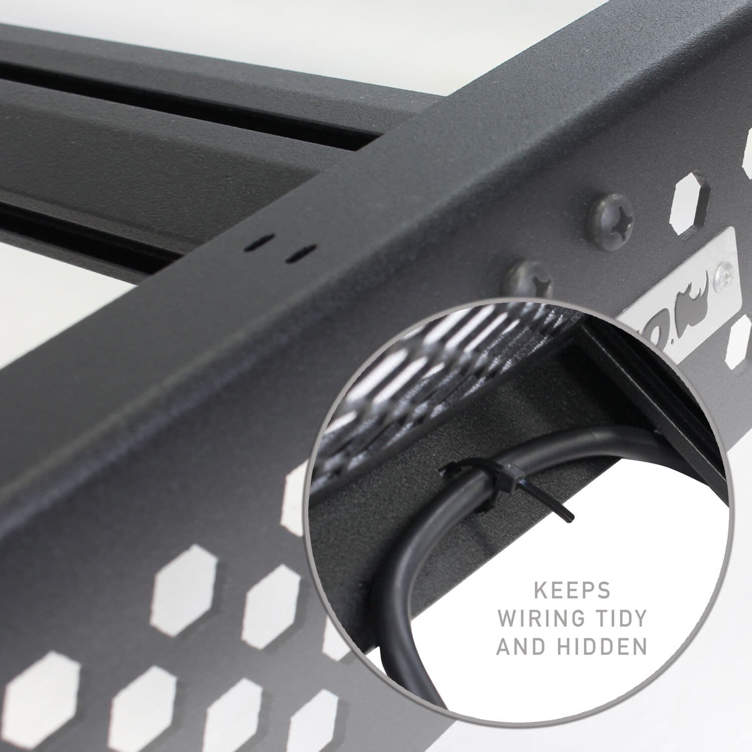 Go Rhino 5933110T - Ceros Low Profile Roof Rack - Textured Black