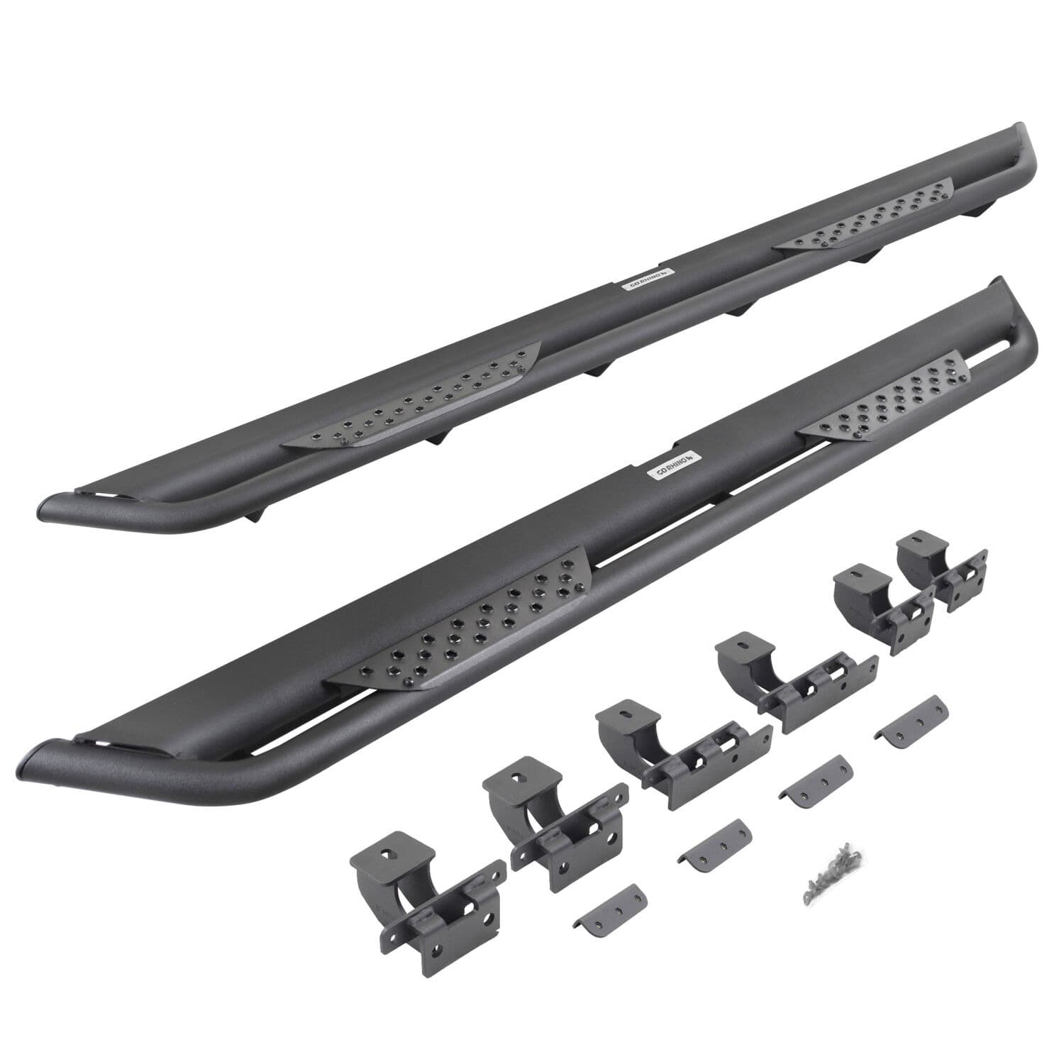 Go Rhino DT4506T - Dominator Xtreme DT Side Steps with Mounting Bracket Kit - Textured Black product image