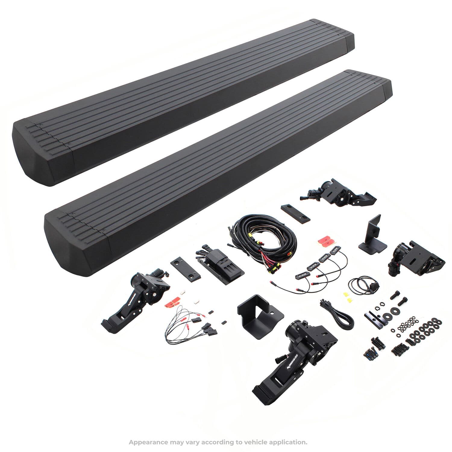 Go Rhino E-Board E1 Electric Running Board Kit - Textured Black Finish - JL 2dr product image