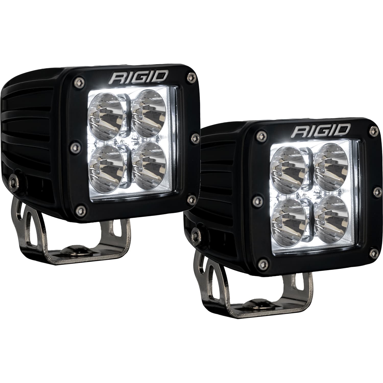 RIGID Industries RIGID Radiance lighting family just got better with RBGW Pod Lights. A compact cube with the ability to toggle between eight available backlight options. Radiance+RBGW takes the customization of your vehicle to the next level.