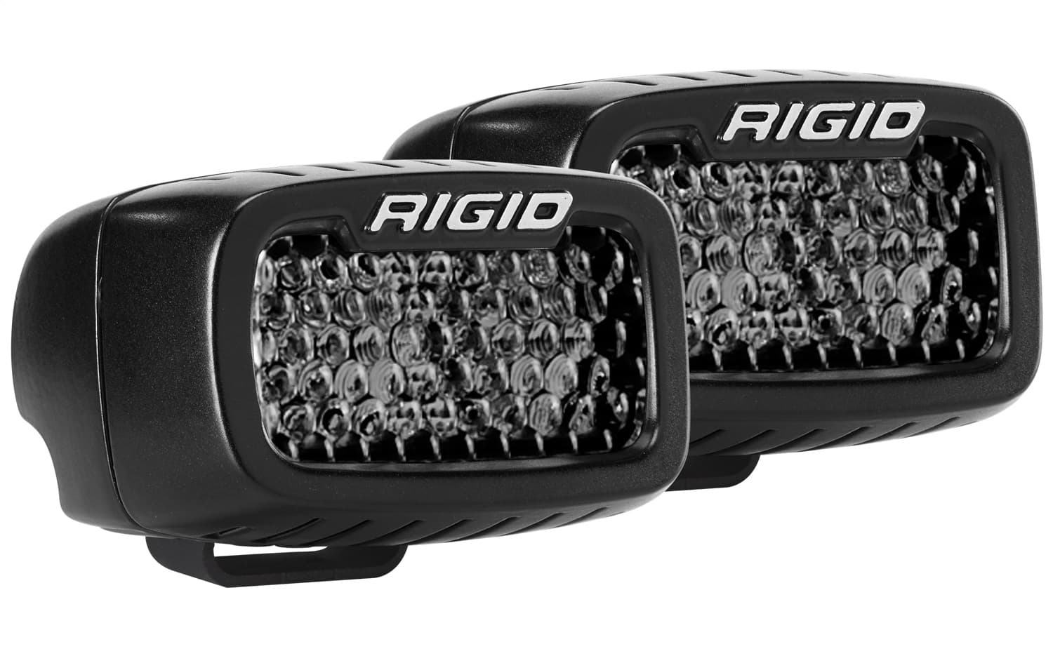 RIGID Industries 902513BLK SR-M Series PRO Midnight Edition, Spot Diffused, Surface Mount, Pair product image