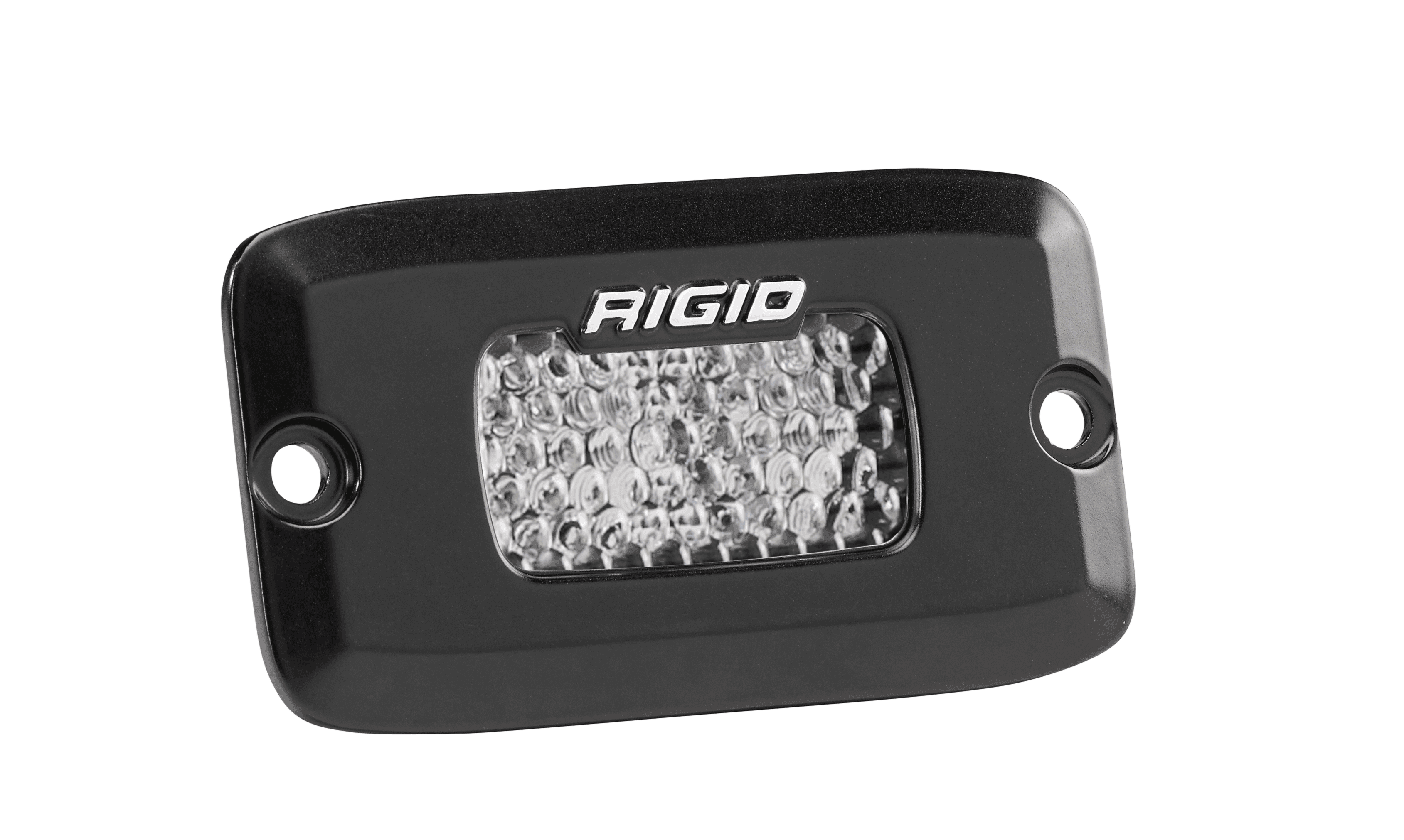 RIGID Industries 922513 SR-M Series PRO, Flood Diffused, Flush Mount, Black Housing, Single product image