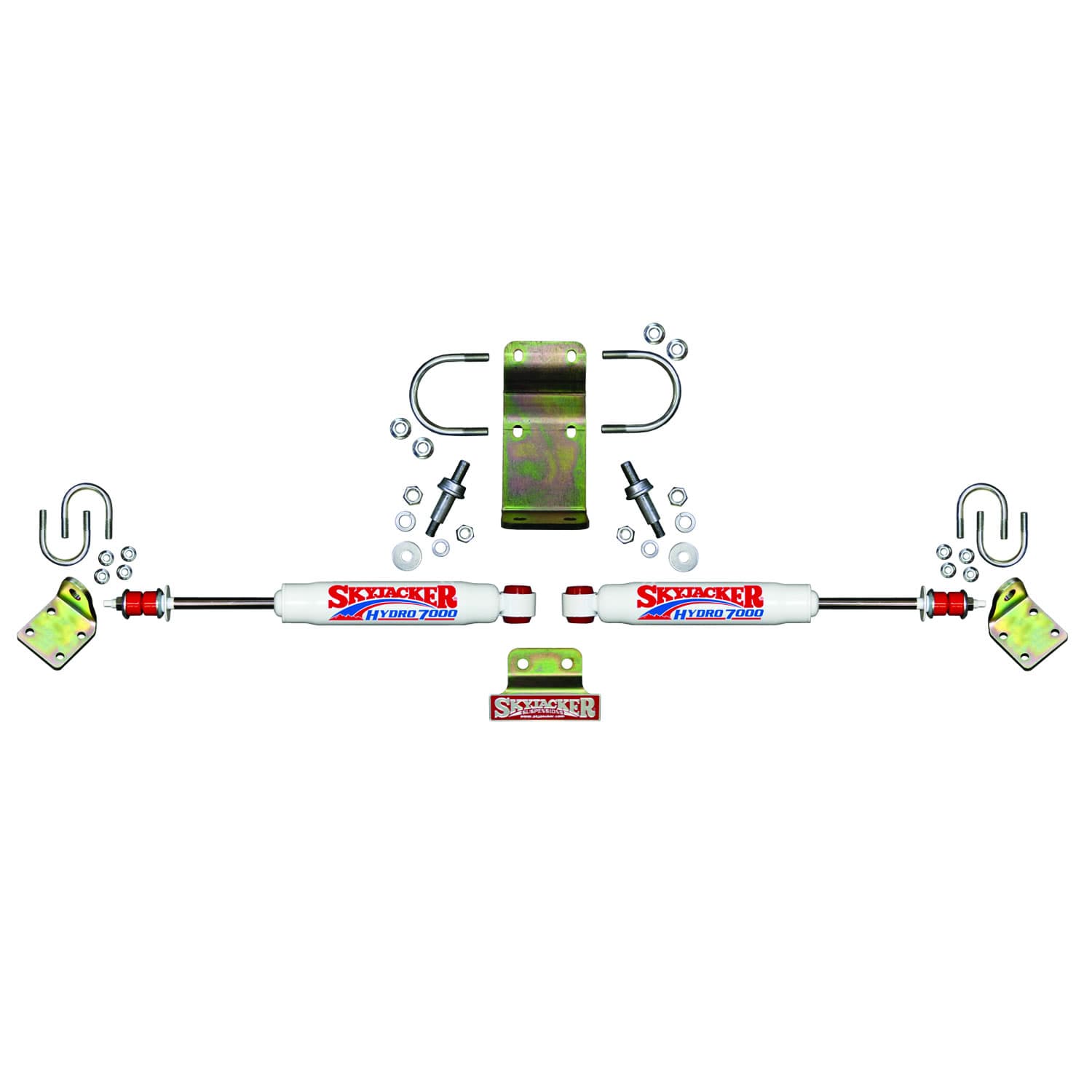 Steering Stabilizer Dual Kit Incl. Steering Dampers Mounting Brackets Hardware Boots Sold Separately Skyjacker product image