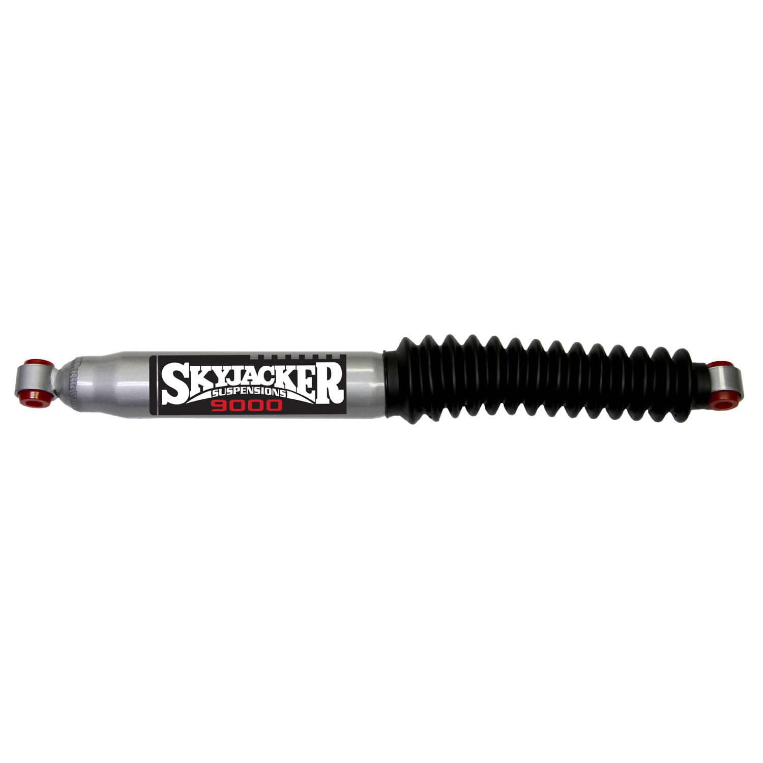 Skyjacker Steering Stabilizer Extended Length 23.9 Inch Collapsed Length 14.35 Inch Silver w/Black Boot Replacement Cylinder Only No Hardware Included Skyjacker