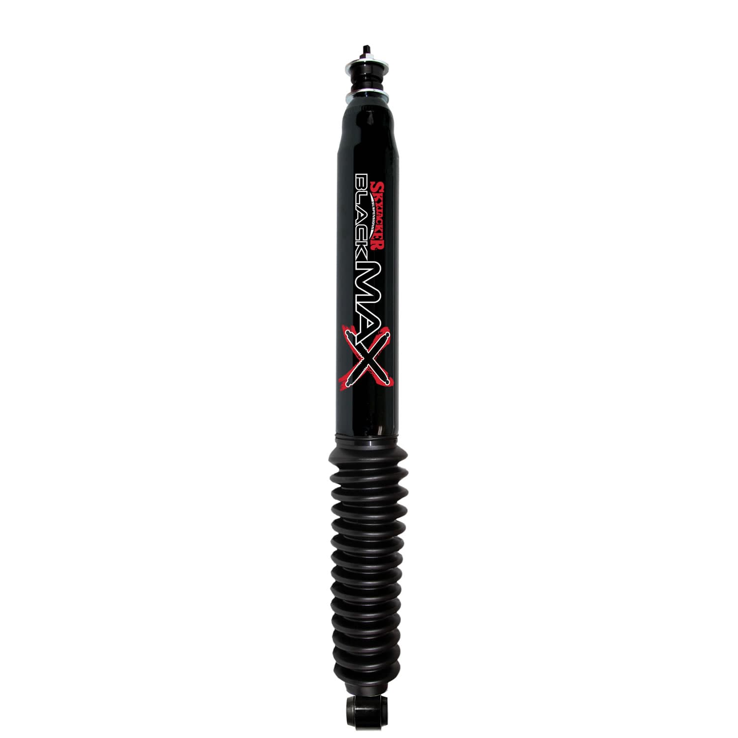 Skyjacker Black MAX Shock Absorber w/Black Boot 22.75 Inch Extended 13.54 Inch Collapsed 07-18 Wrangler JK Skyjacker