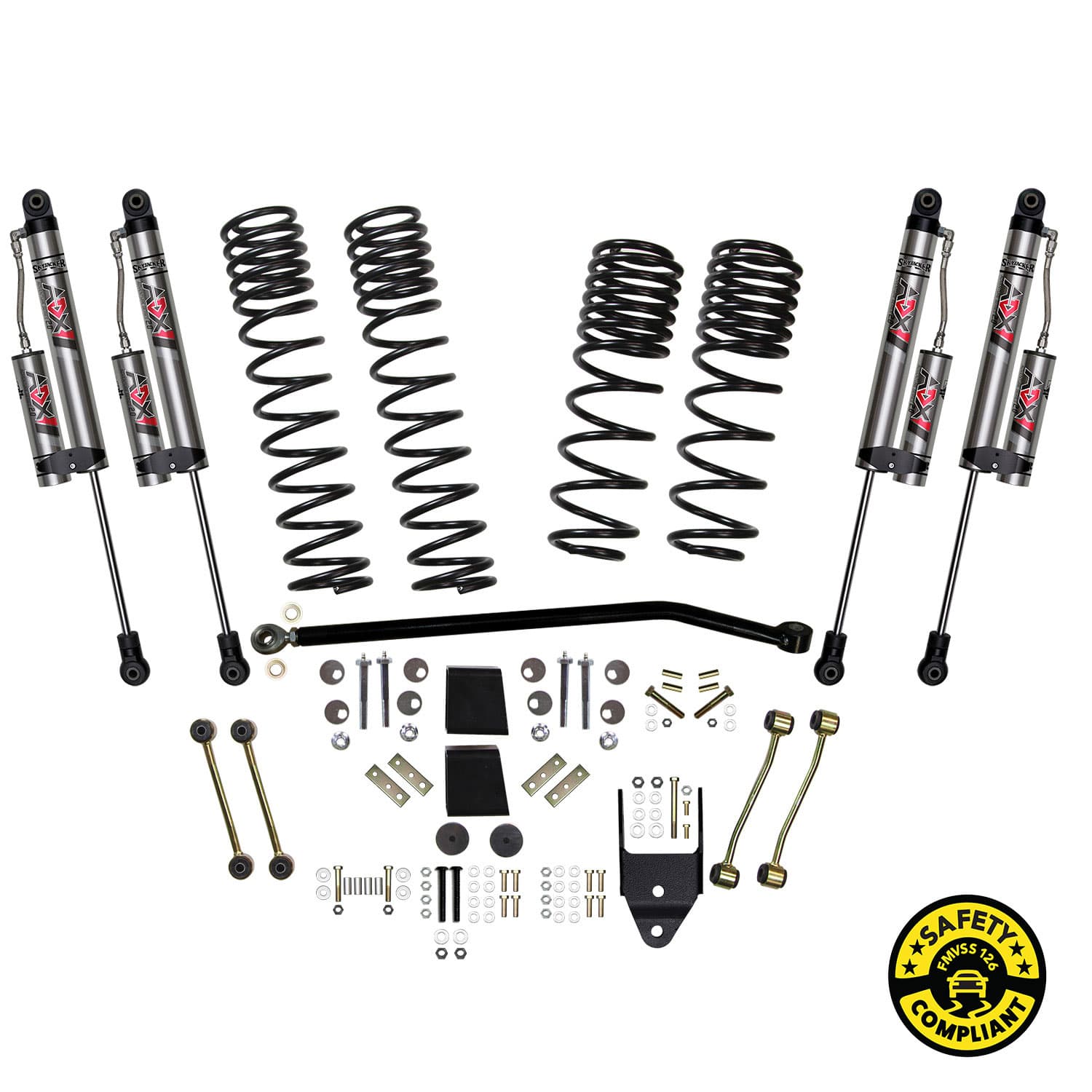 Skyjacker 18C JEEP WRANGLER JL 2DR NONRUBICON GAS 3.5IN SUSPENSION LIFT SYSTEM W/ADX SHOCKS