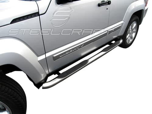 Steelcraft Automotive Steelcraft - 3 in. Round Sidebars - S/S - 221707