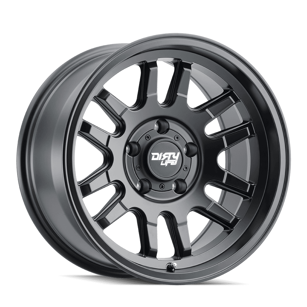 DIRTY LIFE Dirty Life 9310 Canyon Series Wheel, 17x9 5x5 -12MM - Matte Black - JT/JL/JK