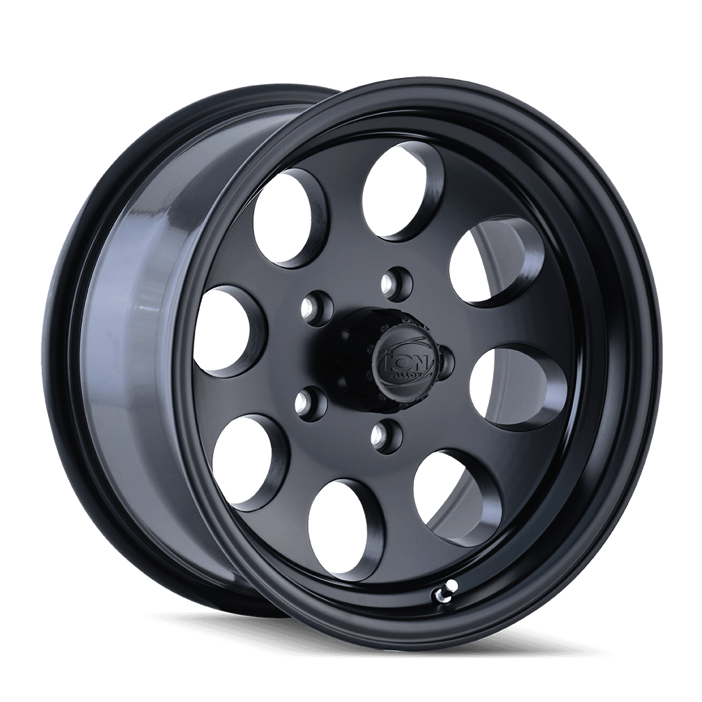 Cast Aluminum Wheels 171 MB 17x9 Matte Black 5 On 127 Bolt Pattern -12 Offset ION Wheels