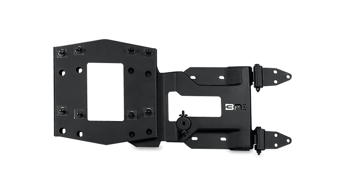 Body Armor RTC Reinforced Tire Carrier; Mounts Up To 37 in. Tire; Incl. 3Rd Brake Light Mount;