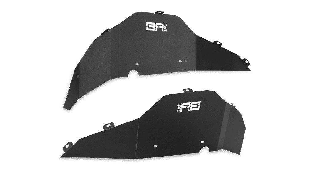 Body Armor Body Armor Rear Fender Liners - Black - JL