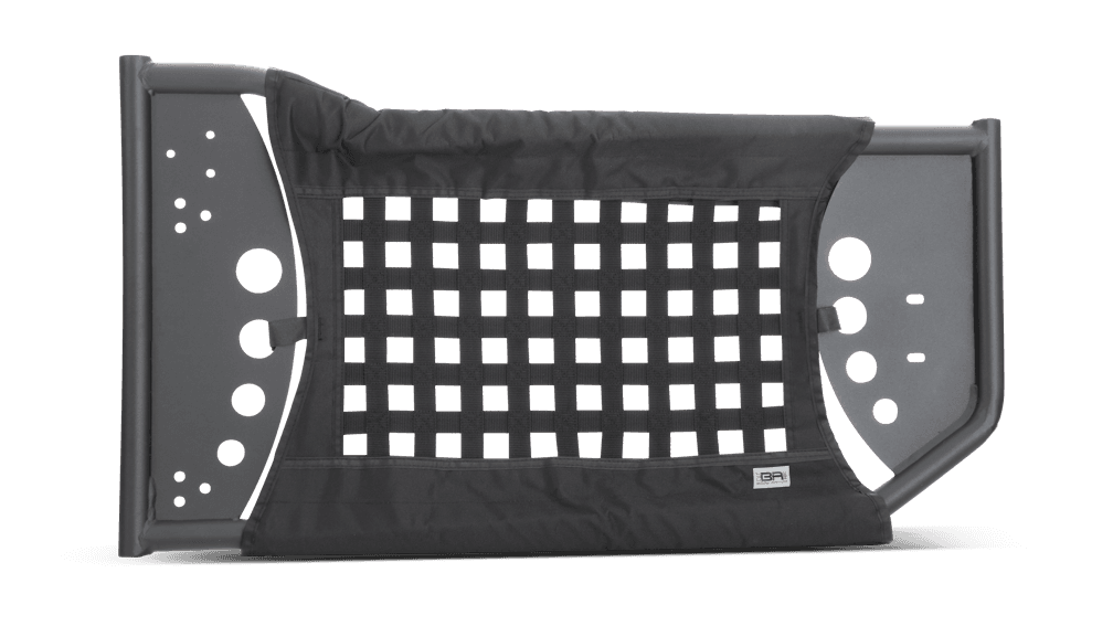 Trail Doors; Gen III; Pair; Front; Steel; Nylon Webbing Included; Textured Black Powder Coat; product image