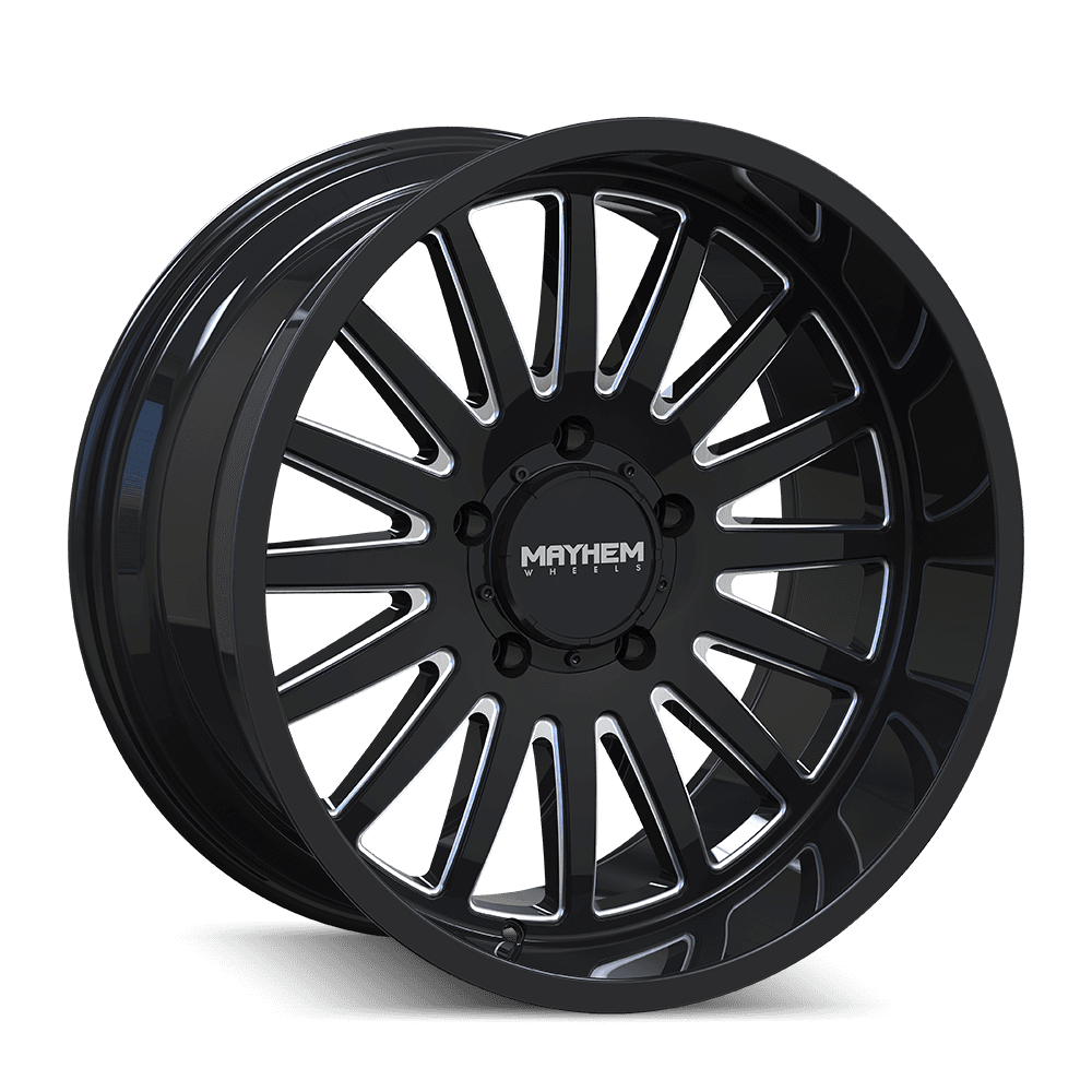 Mayhem Offroad Wheels Utopia 8114 20x9 Milled Black 0 Off Set 6 Lug106 Bore Cast Aluminum