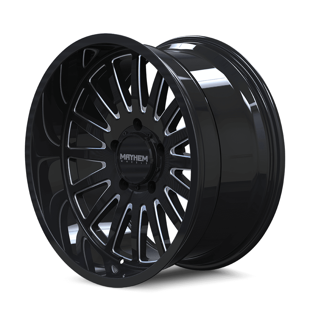 Mayhem Offroad Wheels Utopia 8114 20x9 Milled Black 0 Off Set 6 Lug106 Bore Cast Aluminum product image
