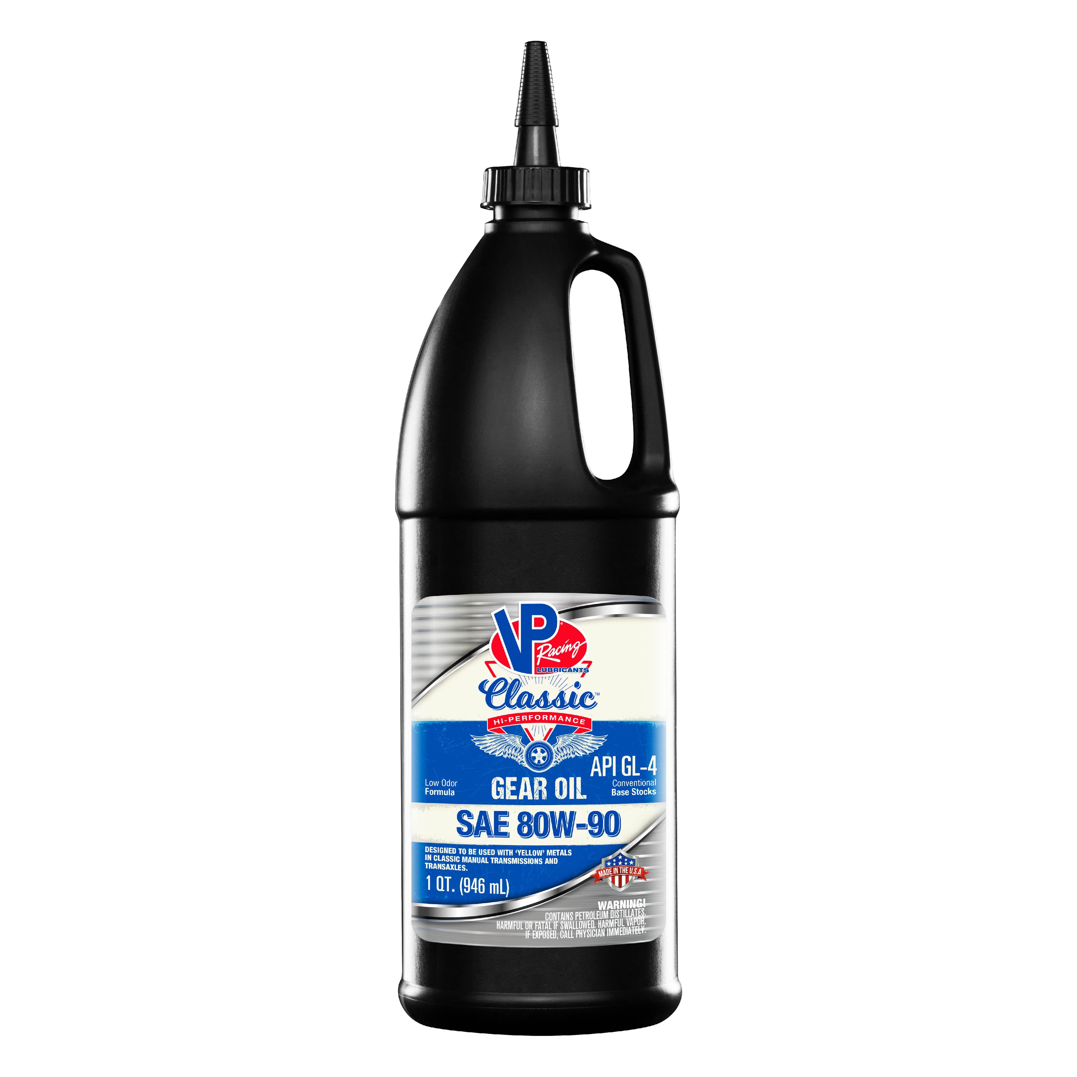 VP Racing Fuels 2703 GL-4 Classic SAE 80W-90 Hi-Performance Gear Oil Qt product image
