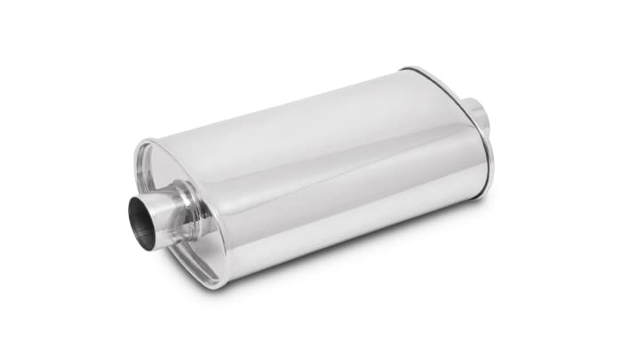 STREETPOWER Oval Muffler; Oval; 3 in. Inlet ID; 5 in. H; 9 in. W; 15 in. Body L; 20 in. Overall L; 3 in. OD; Center/Center Location; product image