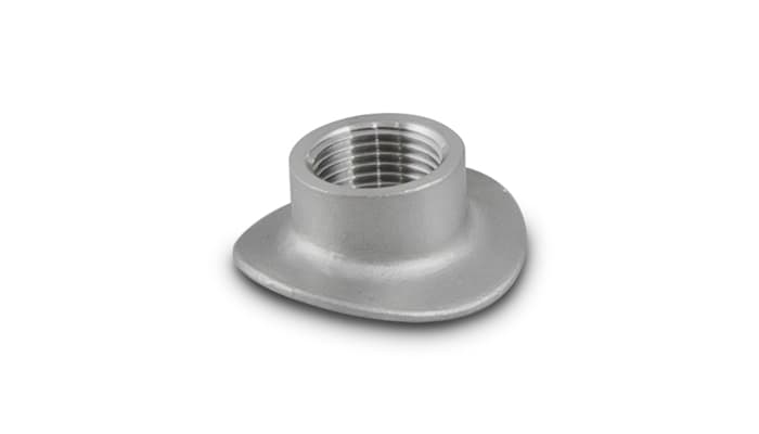 Oxygen Sensor Weld Bung; M18 x 1.5 Thread Size; 304 Stainless Steel; 5 pcs.; Saddle Style; Bulk Pack; product image