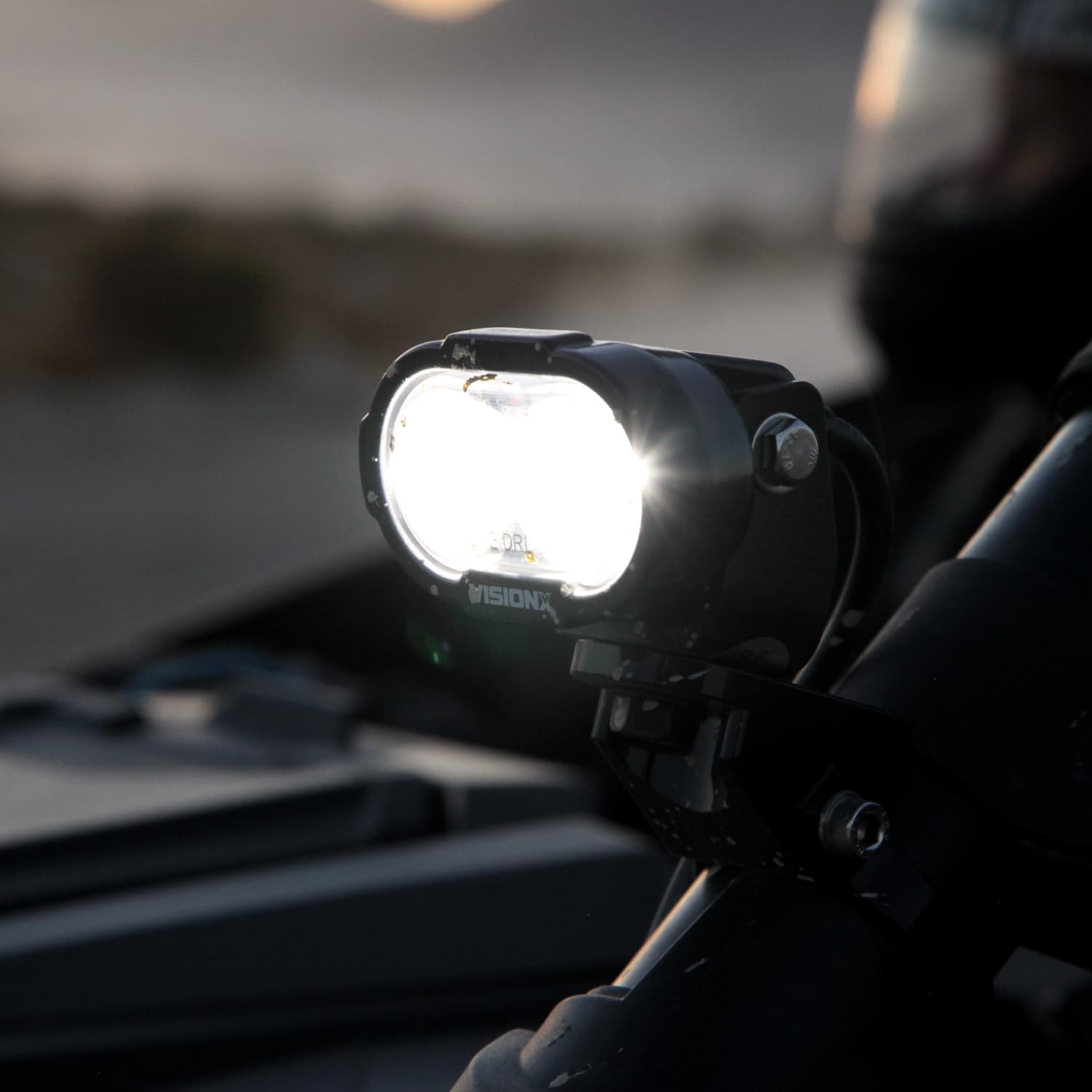 Vision X Lighting 2 LED DURALUX GEN2 DRIVING LIGHT 6020 COMBO DRIVING BEAM WITH DRL WHITE PAIR