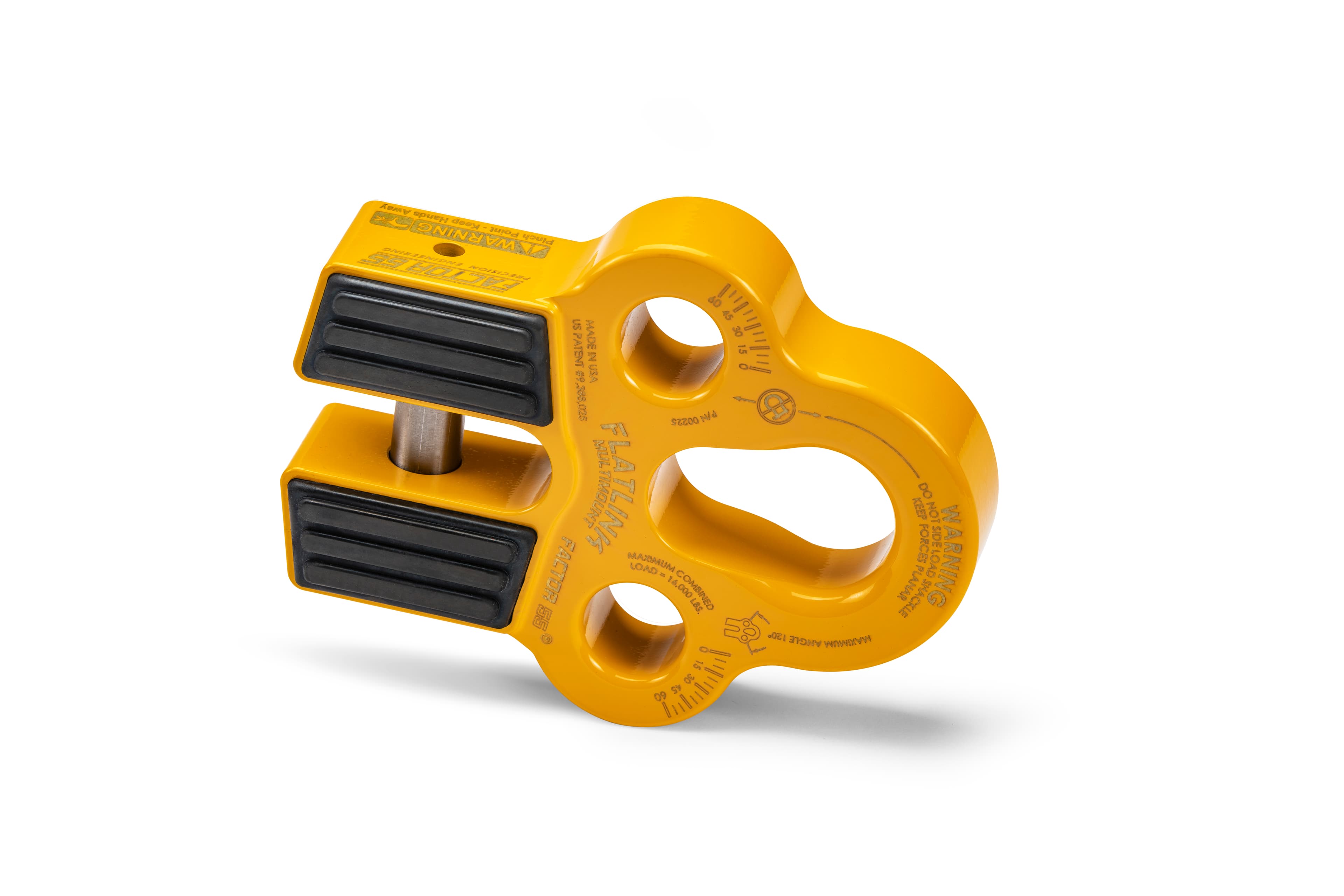 Factor 55 00225-03 FLATLINK MULTIMOUNT WINCH SHACKLE MOUNT -- YELLOW product image