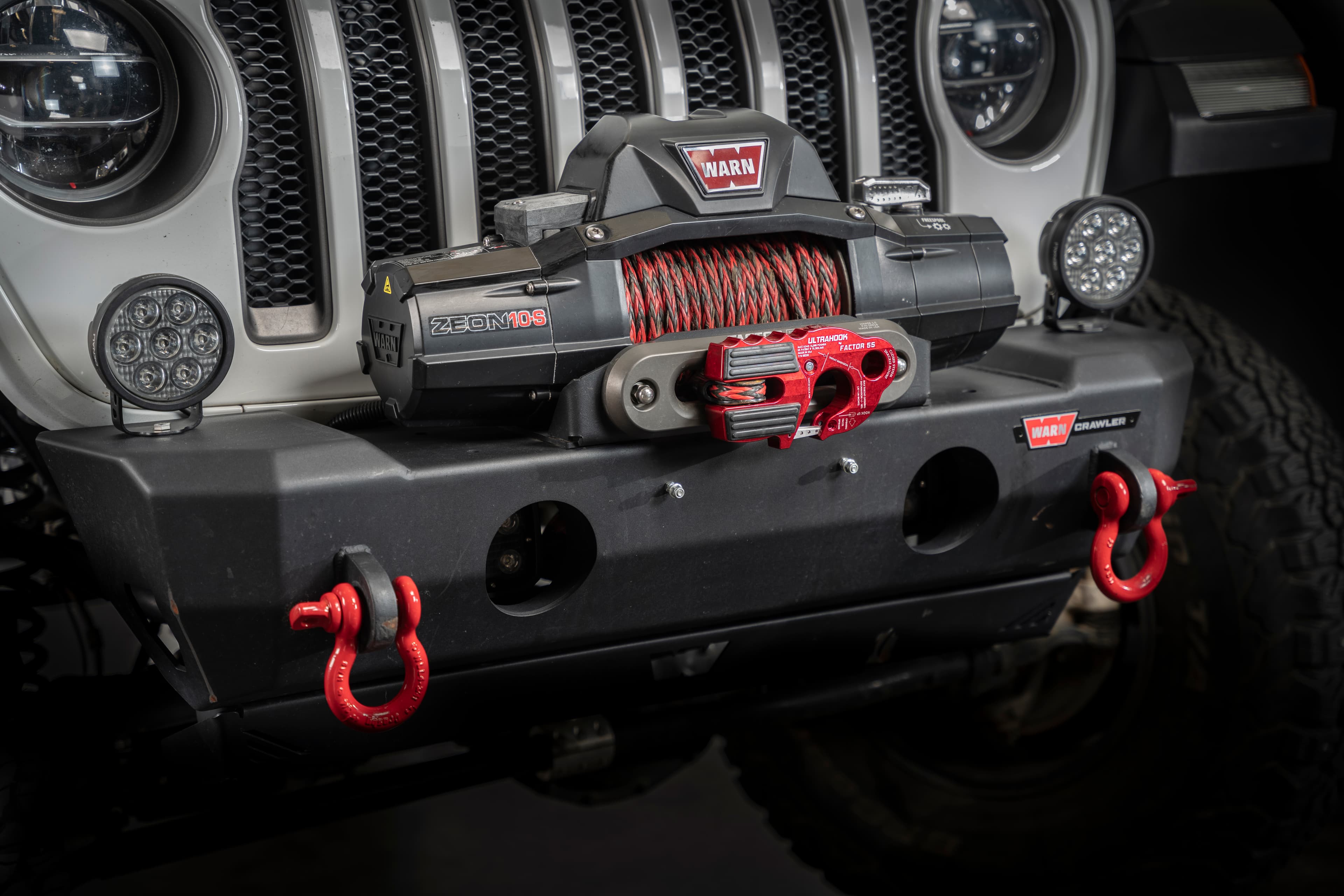 Factor 55 Factor 55 00250-04 ULTRAHOOK WINCH HOOK WITH SHACKLE MOUNT -- BLACK