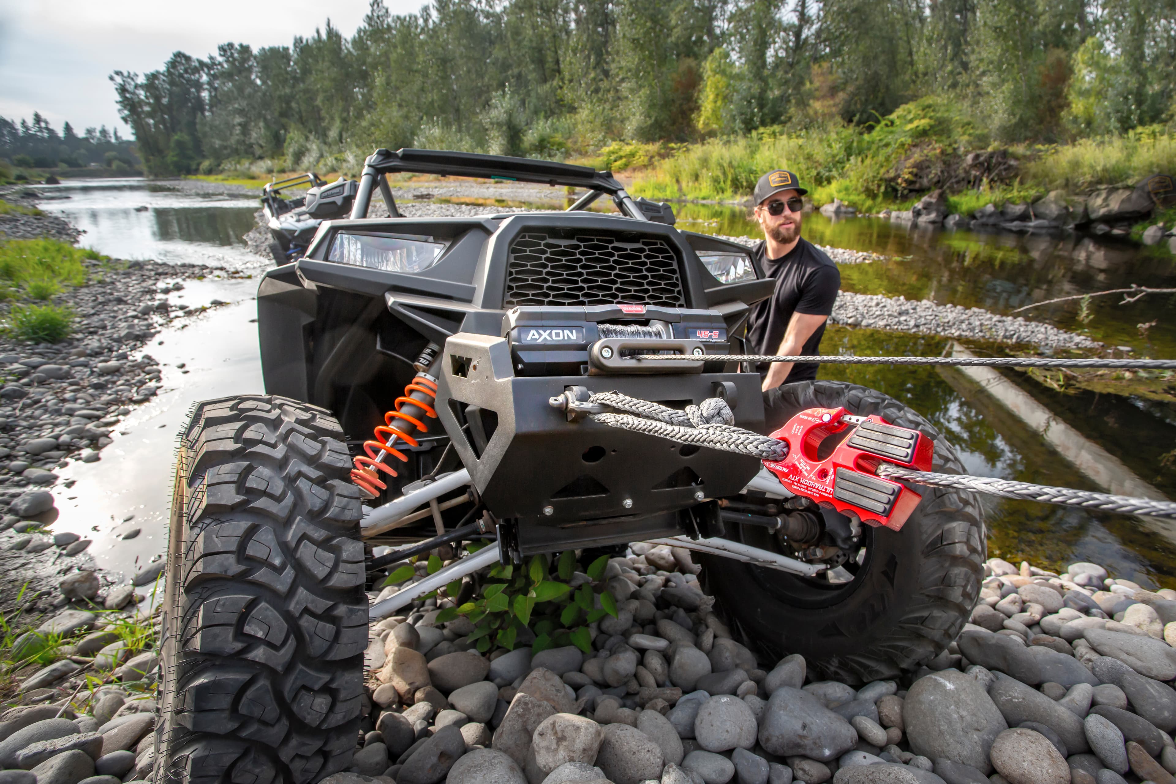 Factor 55 00275-03 ULTRAHOOK XTV WINCH HOOK WITH SHACKLE MOUNT -- YELLOW product image