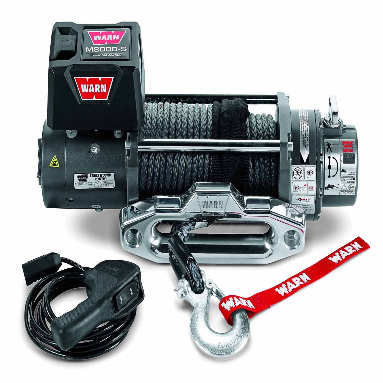 M8000-S Winch with Syhthetic Rope 8000# product image