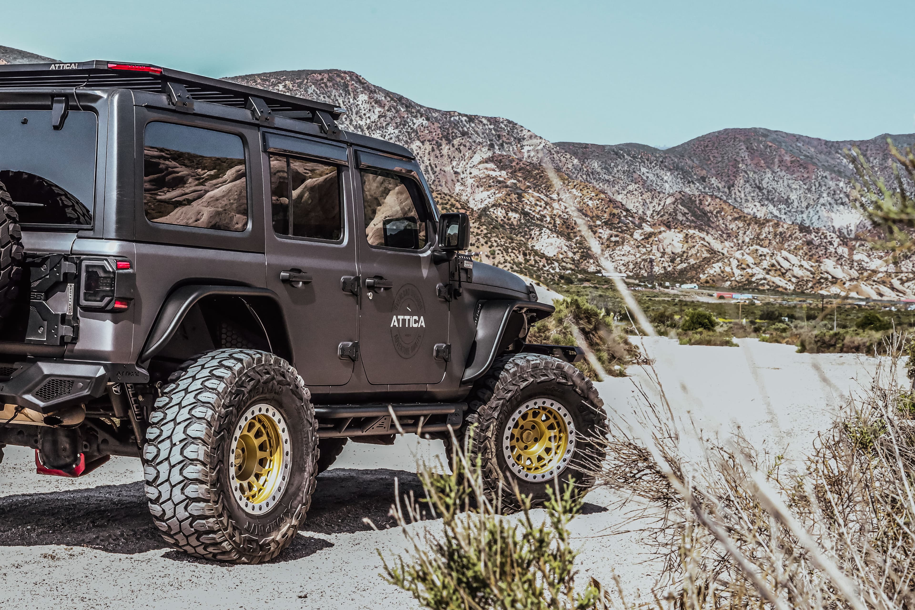 Attica 4x4 ATTJL01H107-BX-R 2018-2024 Jeep Wrangler JL Terra Series Rear Fender Flares product image