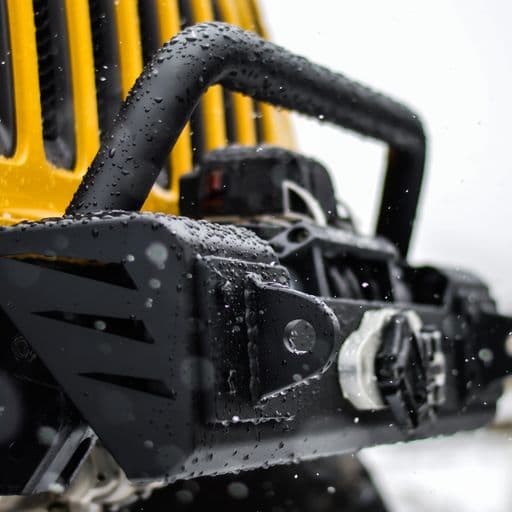 Winjet Attica 4x4 ATTJL01A108-BX 2018-2024 Jeep Wrangler JL / Gladiator 2019-2024 Apex Series Front Stubby Bumper