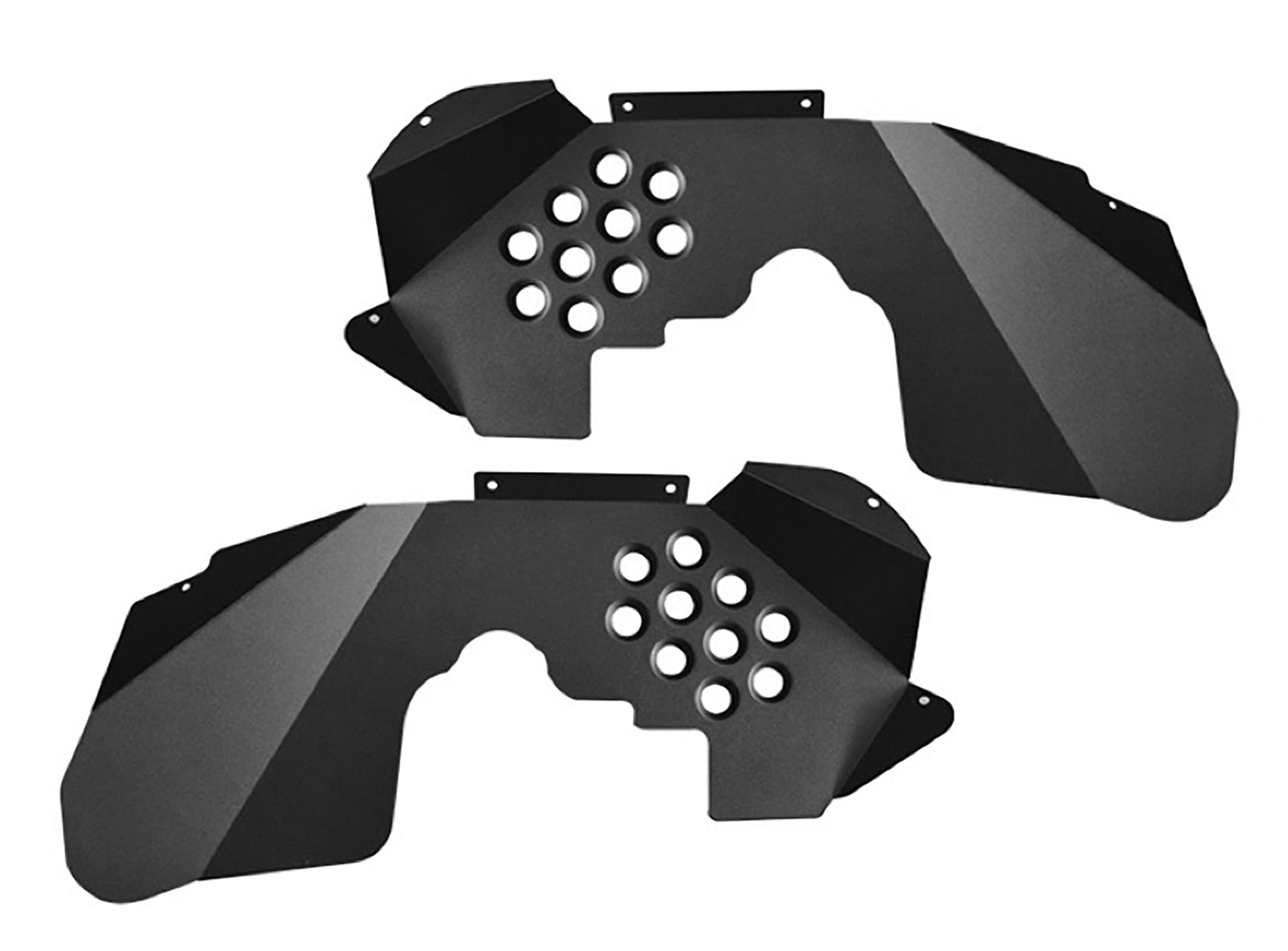 Steinjager Steinjäger Fenders Wrangler JK 2007-2018 Inner Front, Fits Falcon Shocks Black