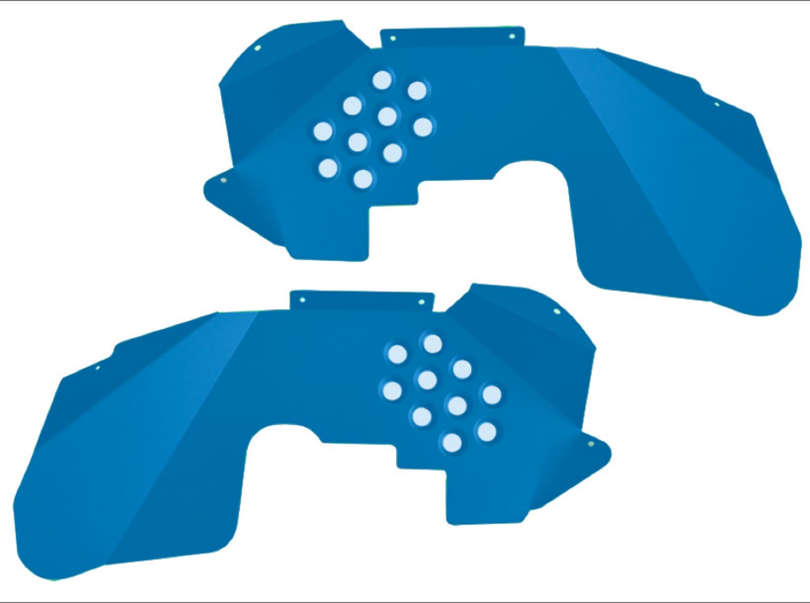 Steinjager Steinjäger Fenders Wrangler JK 2007-2018 Inner Front Playboy Blue