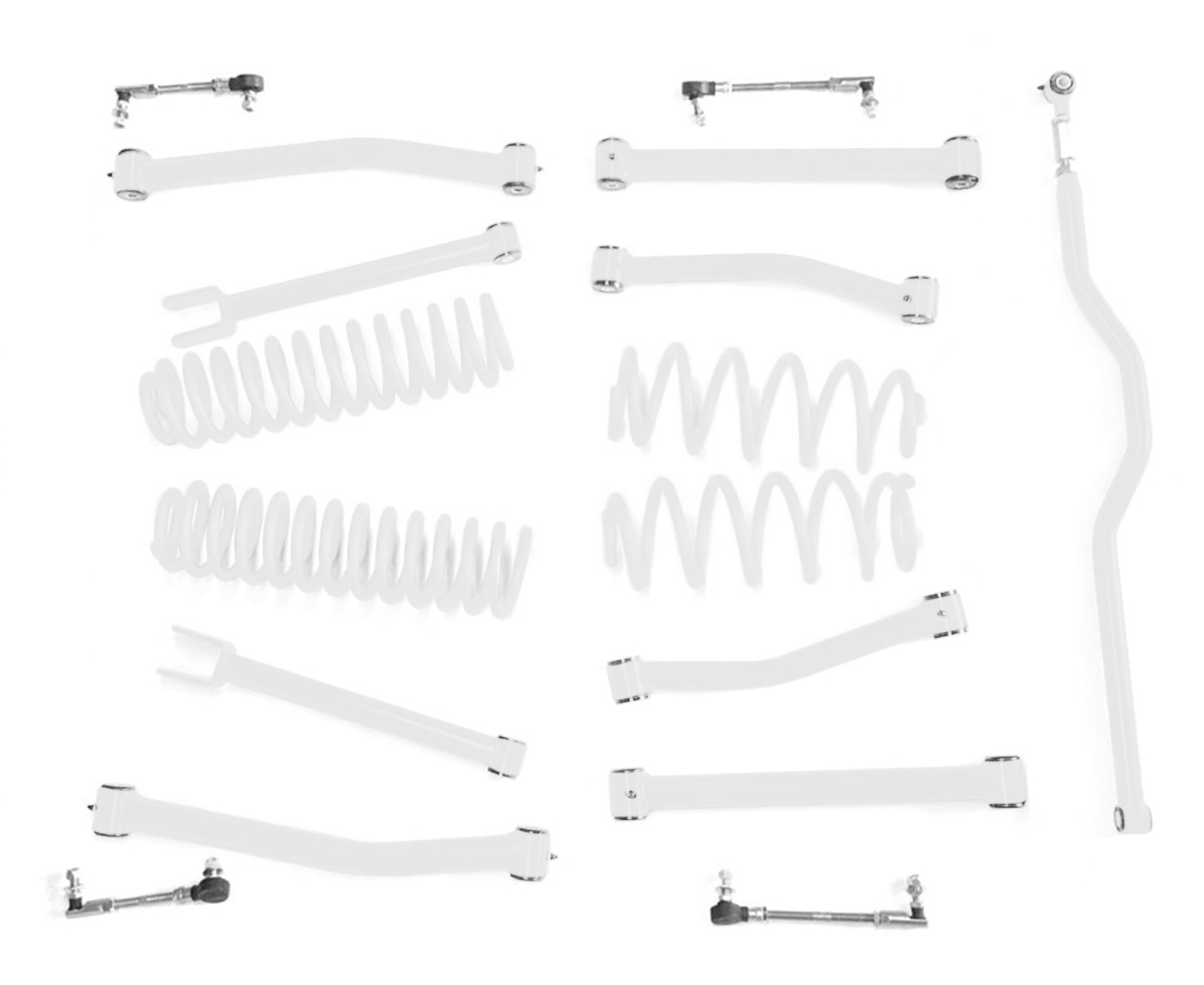 Steinjager Steinjäger Lift Kit Wrangler JK 2007-2018 2.5 Inch Cloud White