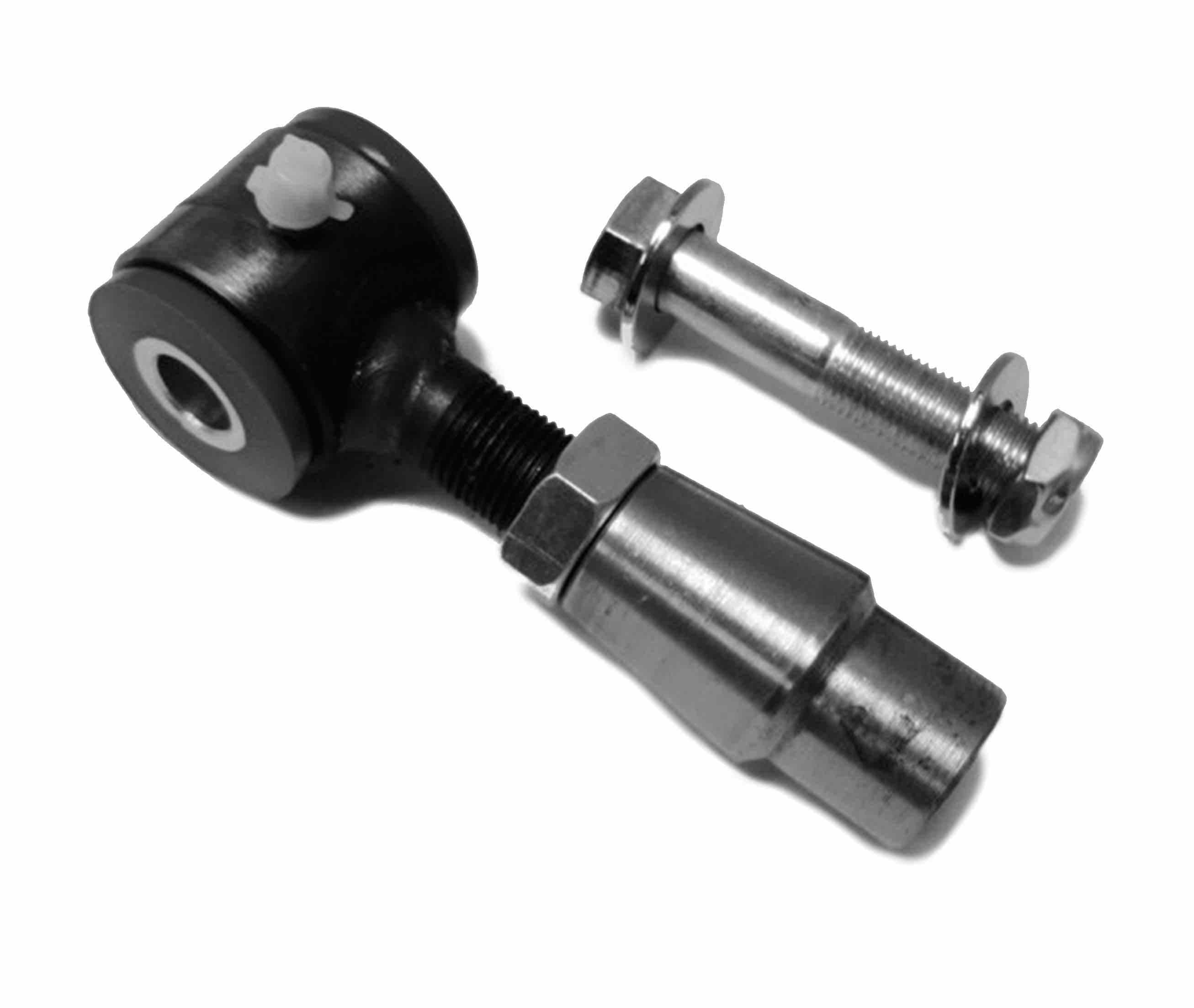 Steinjager Steinjäger 1.25-12 LH Poly Bushings Kits, Male 3/8 Bore x 3.00 Wide fits 1.750 x 0.120 Tubing Black Powdercoated Bush Housing One Poly End Per Kit