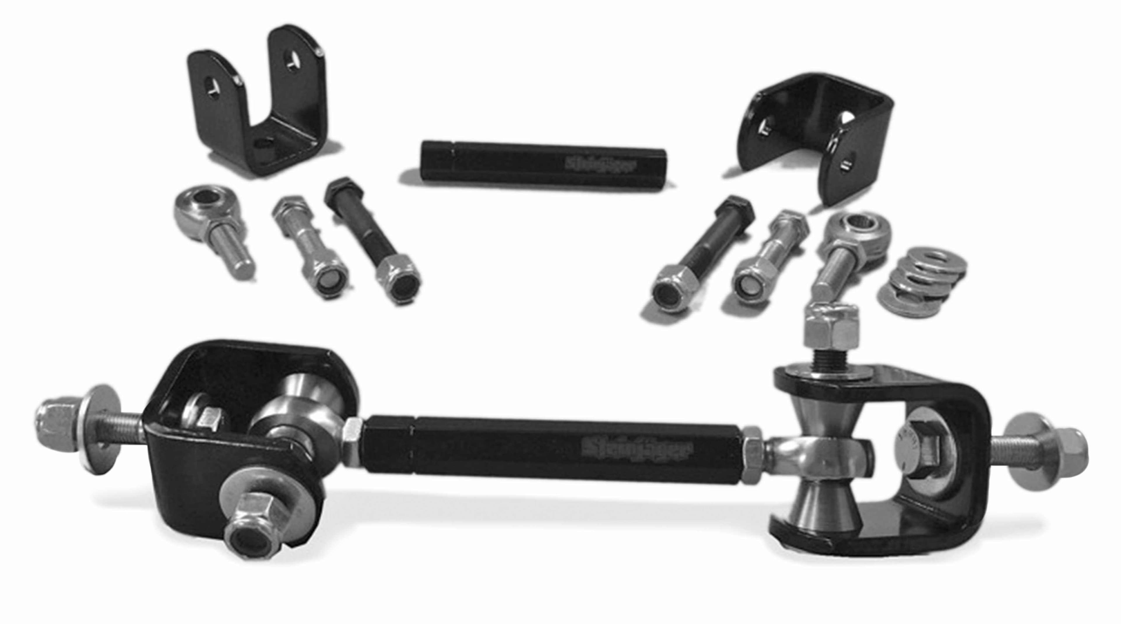 Steinjager Steinjäger Drop Clevises Included Sway Bar End Links 5/8-18 12.88 Inches Long Chrome Moly Heims Powder Coated Aluminum Tubes