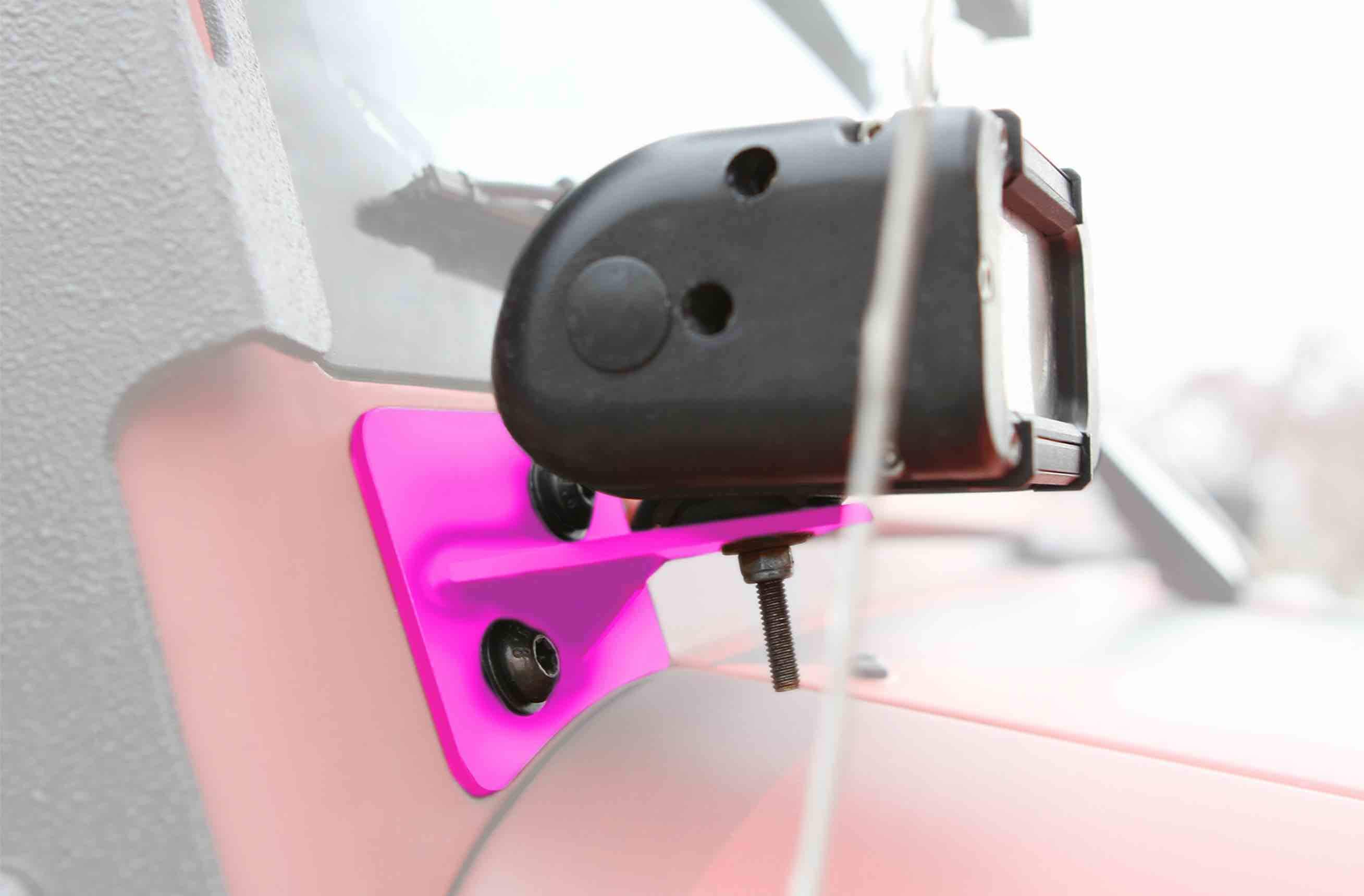 Steinjager Steinjäger Exterior Accessories Wrangler JK 2007-2018 Light Mounts Lower Windshield Hot Pink