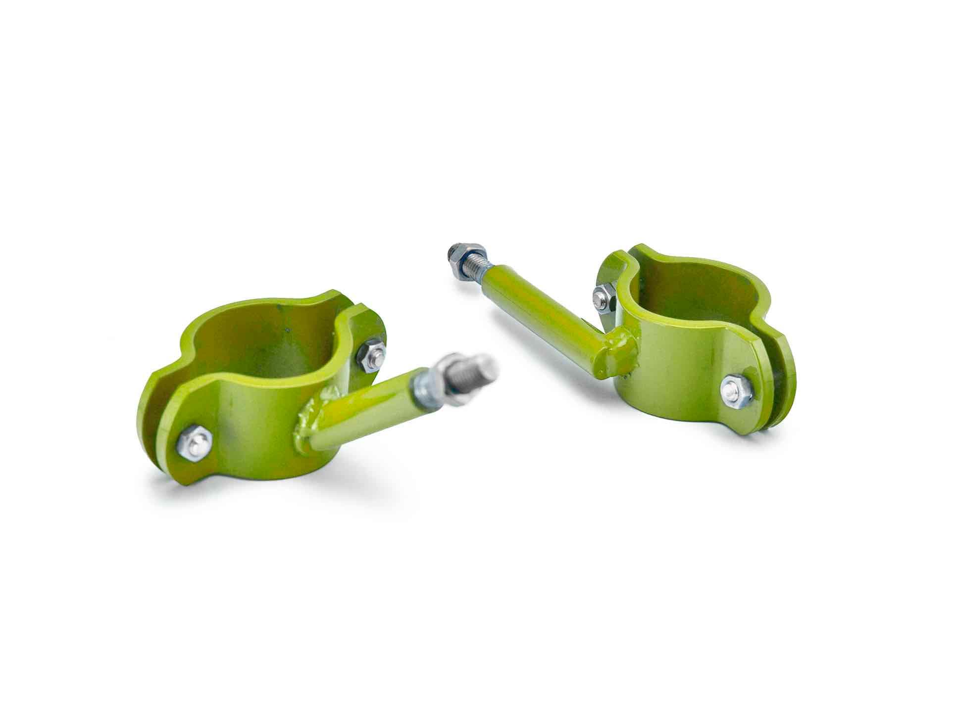 Steinjager Steinjäger Recovery and Towing Wrangler LJ 2004-2006 High Lift Jack Mount Roll Bar Gecko Green
