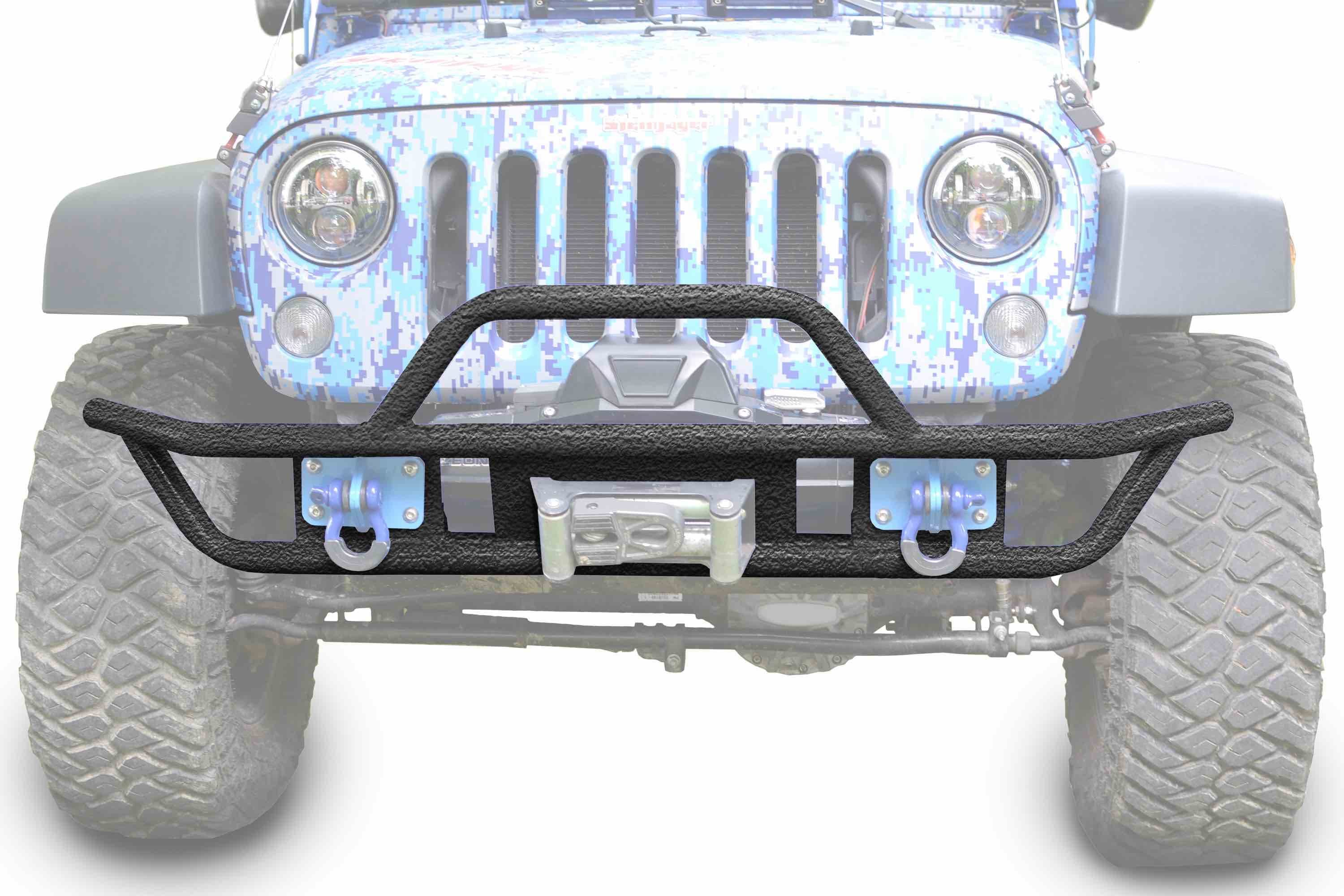 Steinjager Steinjäger Bumpers Wrangler JK 2007-2018 Bumper, Front, Tube Texturized Black