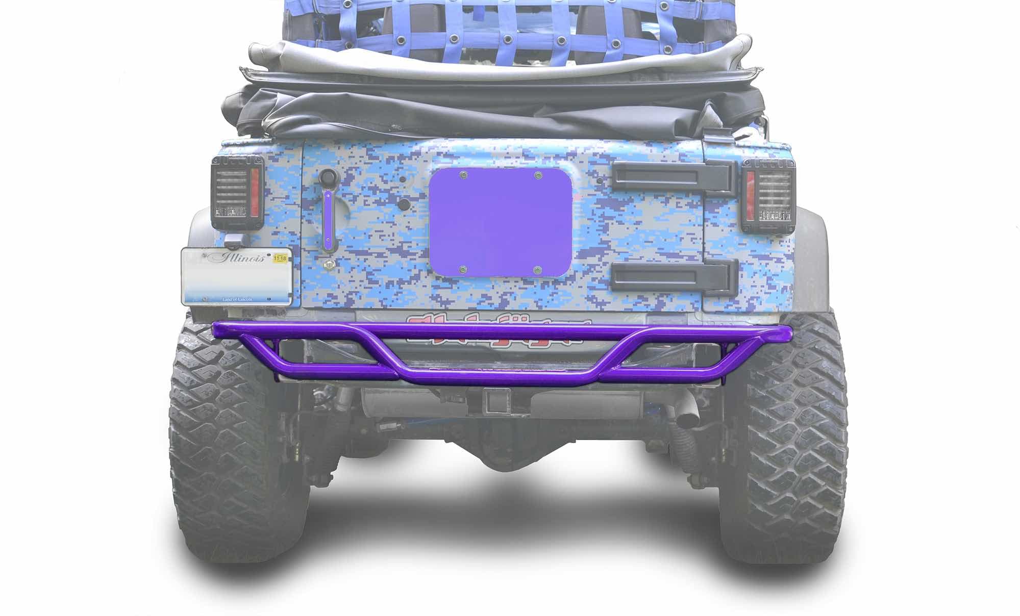 Steinjager Steinjäger Bumpers Wrangler JK 2007-2018 Bumper, Rear, Tube Sinbad Purple