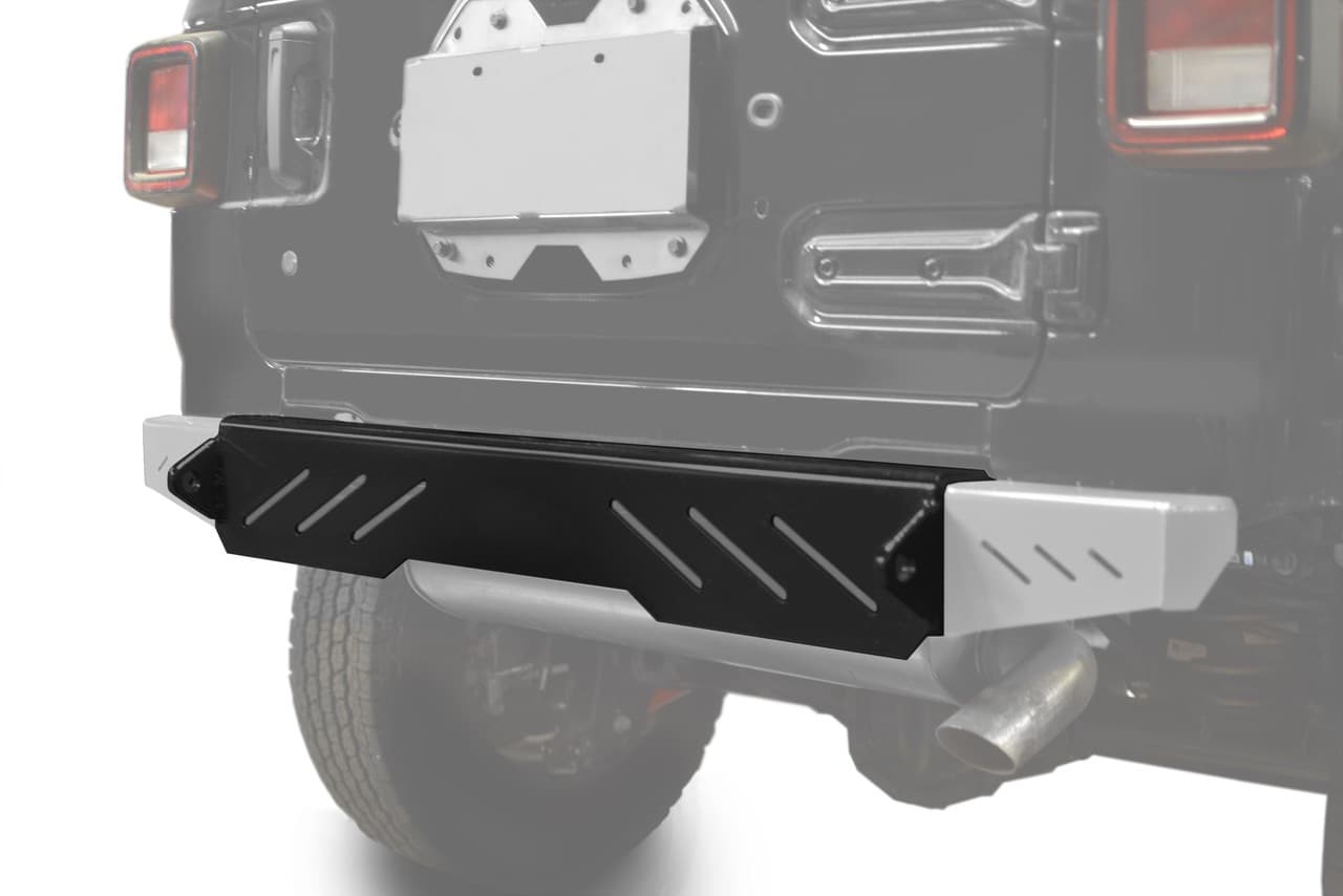 Steinjager Steinjäger Bumpers Wrangler JL 2018 to Present Rear Cap Style Bare