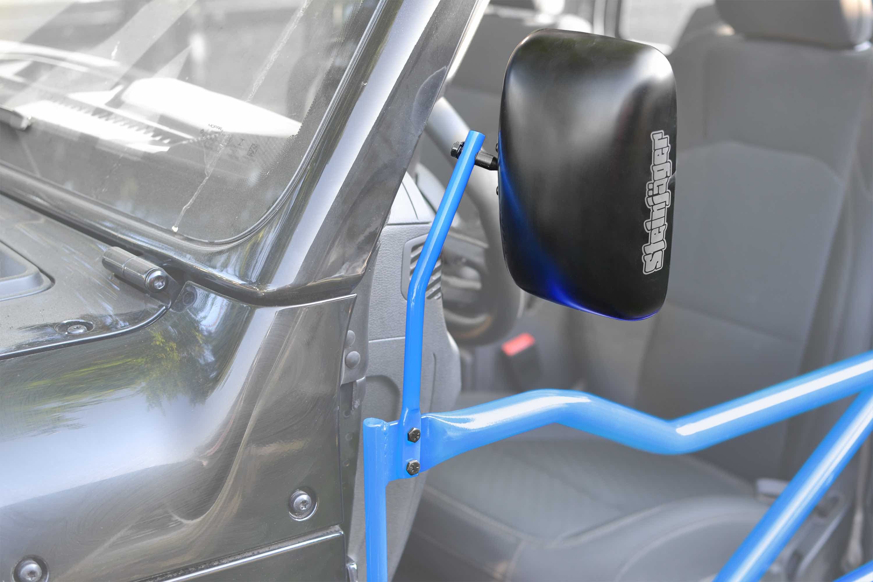 Steinjager Steinjäger Doors Wrangler JL 2018 to Present Mirror Legs to Fit Tube Doors Playboy Blue