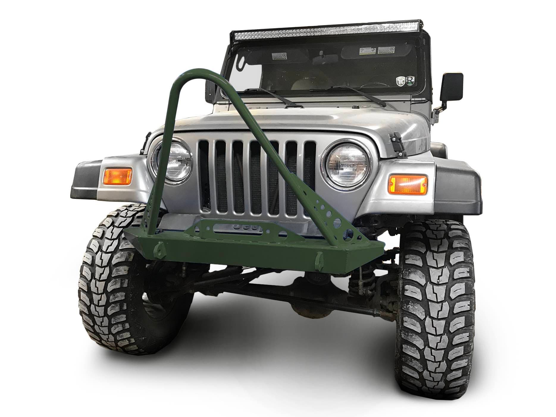 Steinjager Steinjäger Bumpers Wrangler TJ 1997-2006 Stinger Locas Green