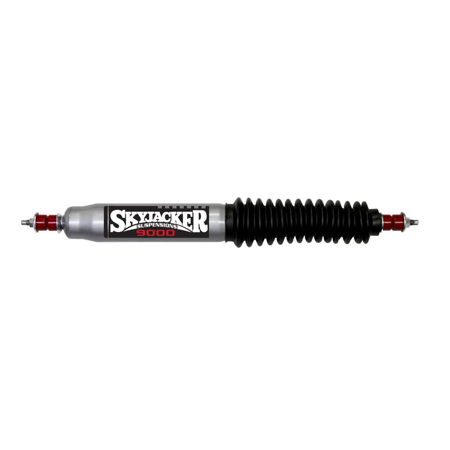 Steering Stabilizer Extended Length 20.21 Inch Collapsed Length 12.05 Inch Silver w/Black Boot Replacement Cylinder Only No Hardware Included Skyjacker product image