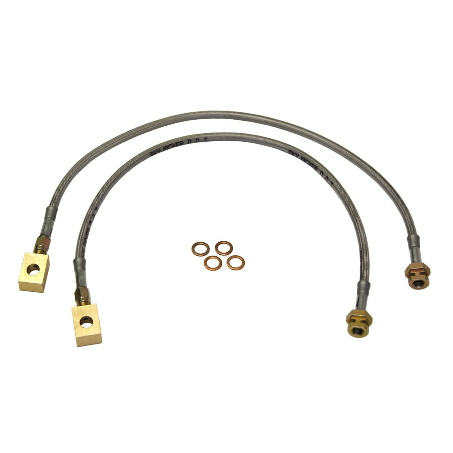 Jeep Stainless Steel Brake Line 79-91 Front Lift Height 2.5-5 Inch Pair Skyjacker product image