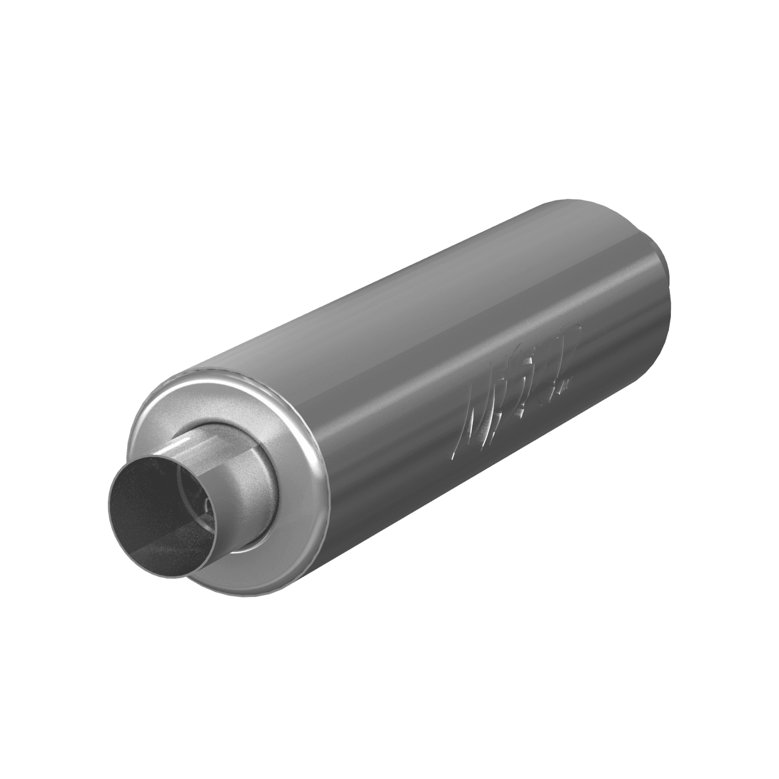 Garage Parts XP Series Muffler; 3 in. Inlet/Outlet Diameter; 6 in. x 20 in. Body; 26 in. Overall Length; Single Chambered; T409 Stainless Steel; Supersedes PN[GP190453]; product image