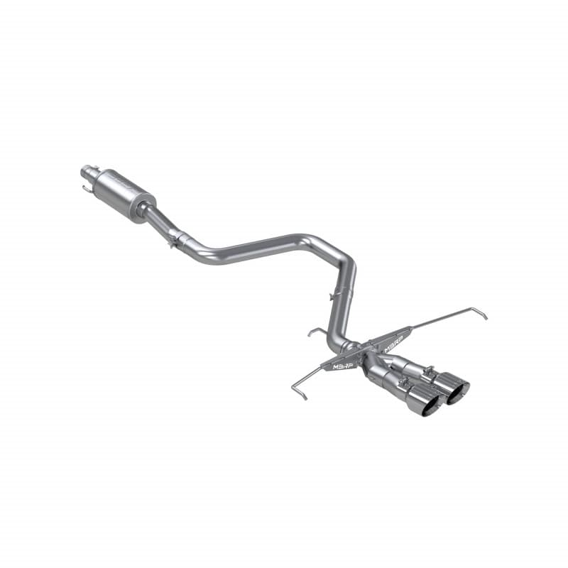 2019-2021 Hyundai Veloster Armor Lite Aluminized Steel 3 Inch Cat Back Dual Split Center Rear Exit Exhaust Sytem MBRP product image