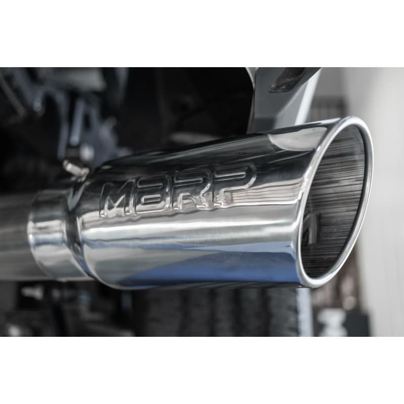 14-Up Ram 2500/3500 Armor Lite, Aluminized Steel 4 Inch Cat Back Single Side Exit Exhaust System MBRP product image