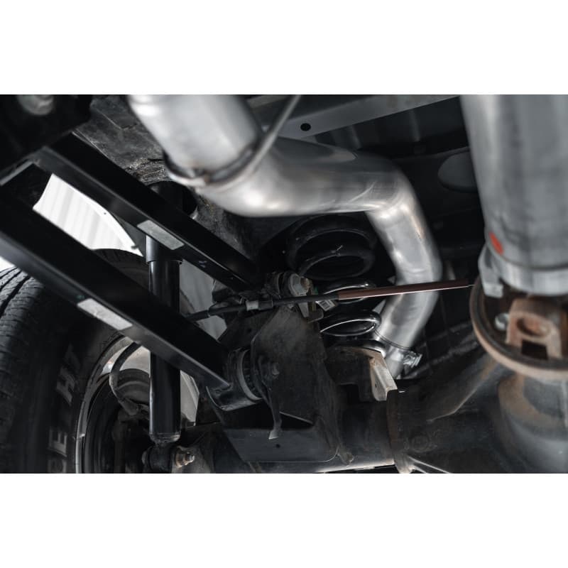 14-Up Ram 2500/3500 Armor Lite, Aluminized Steel 4 Inch Cat Back Single Side Exit Exhaust System MBRP product image