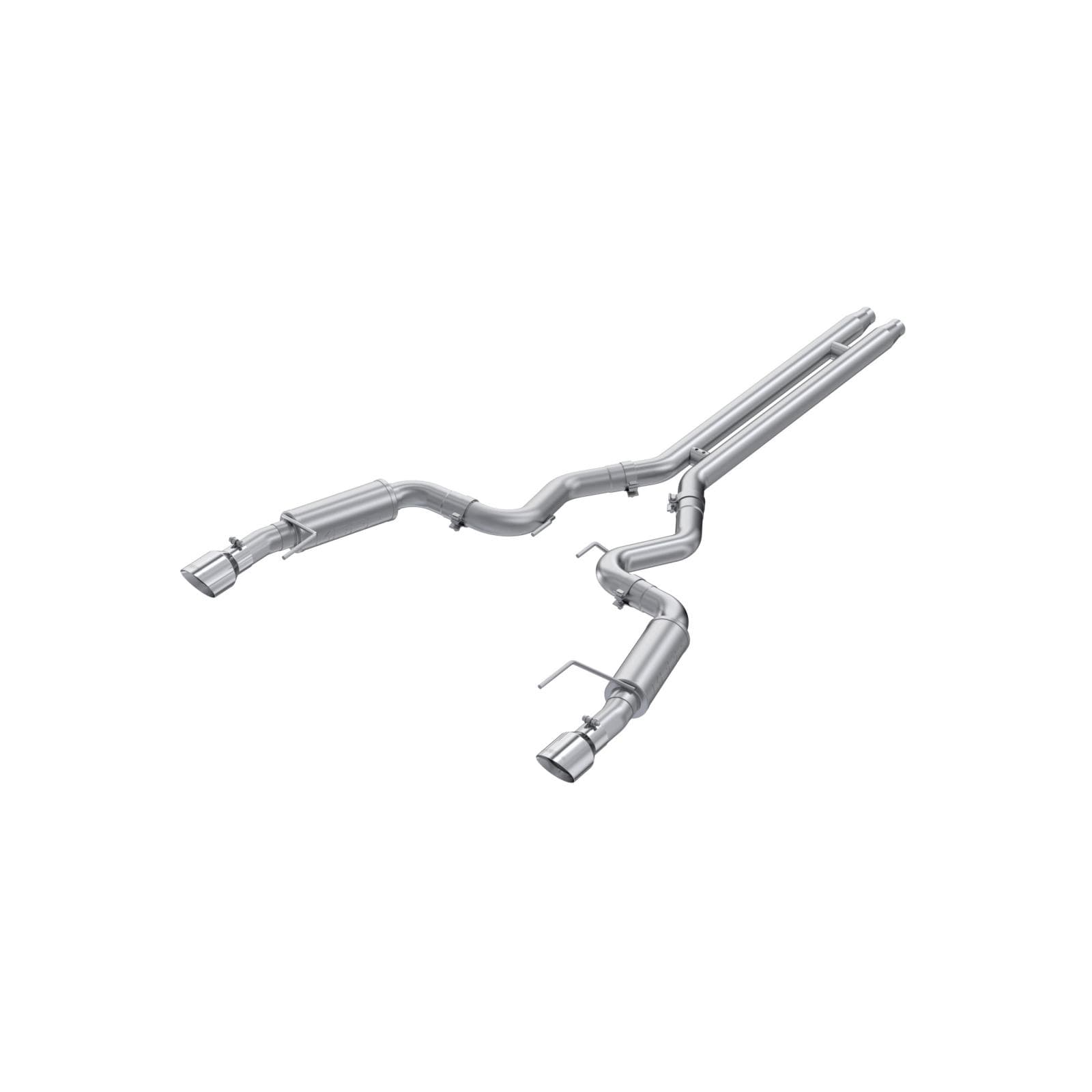 Armor Lite Cat Back Exhaust System; 3 in.; Incl. Pipe Assembly/Mufflers/Hardware/4.5 Inch Tips; Race Profile; Dual Rear Exit; Aluminized Steel; product image