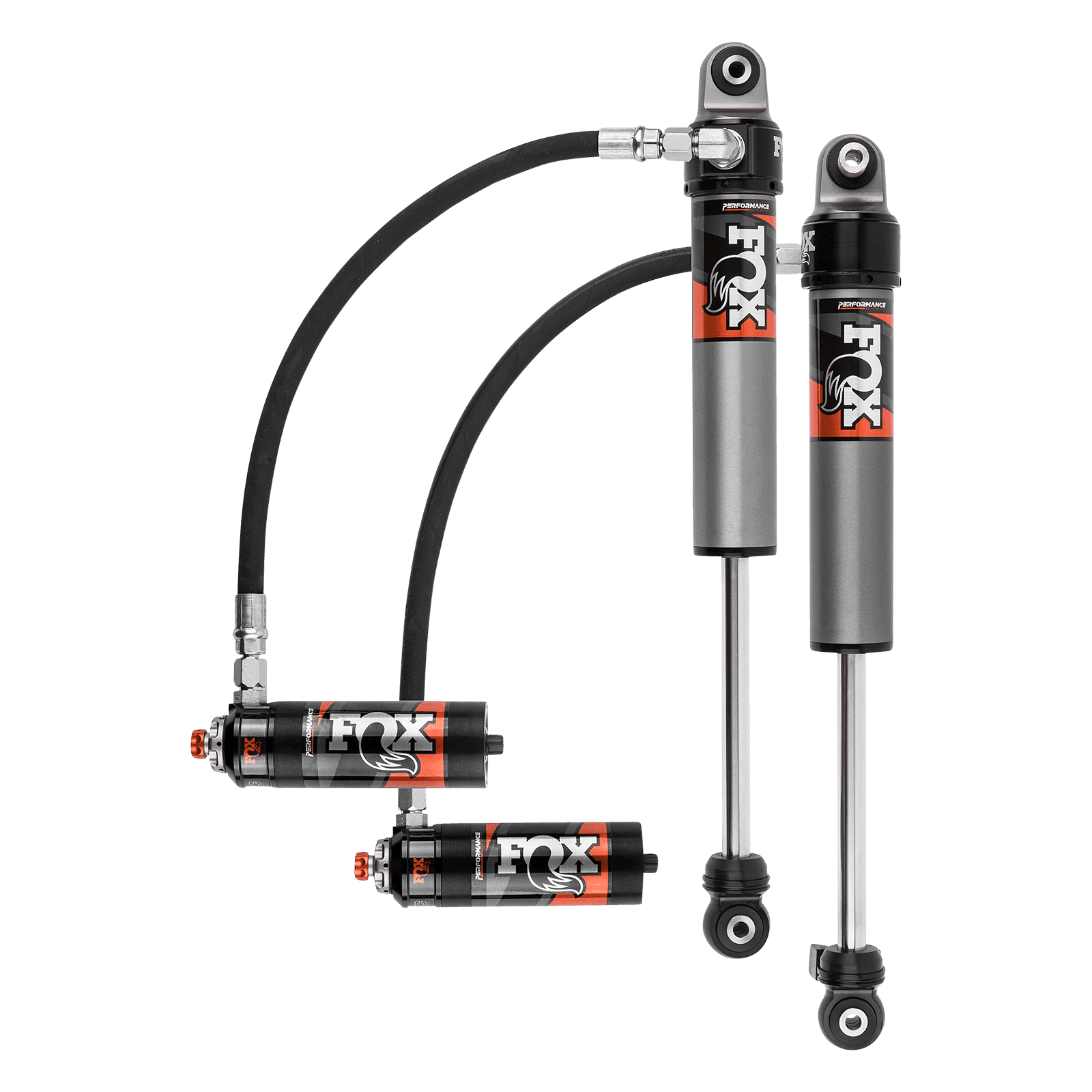 2018-2024 Jeep JL No Mojave Front Performance Elite 2.5 Remote Reservoir 3.5-4 Inch Lift Dual Speed Compression Adjuster Fox Offroad Shocks product image